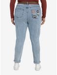 Her Universe Studio Ghibli My Neighbor Totoro Mom Jeans With Belt Plus Size, MEDIUM WASH, alternate