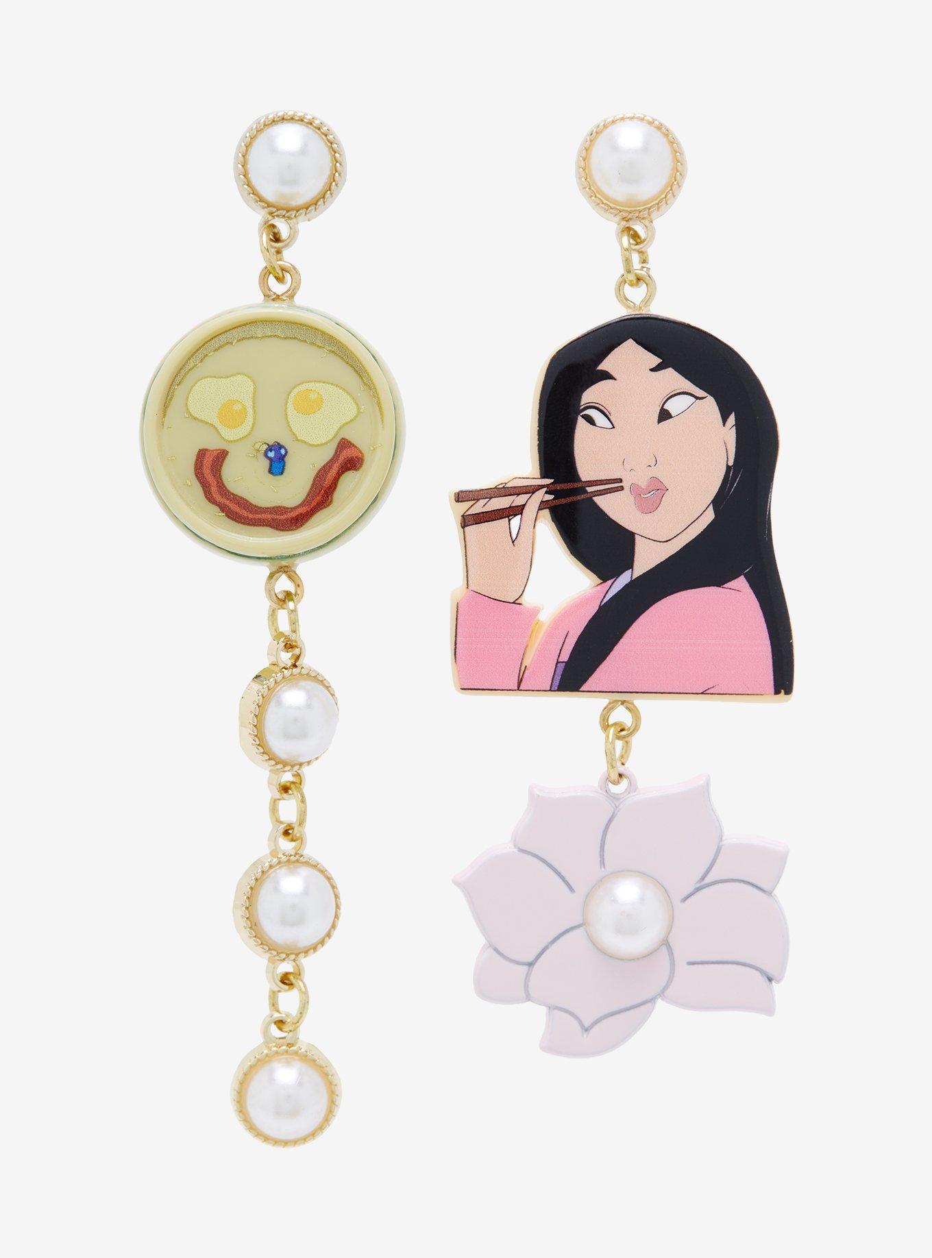 Disney Mulan Congee Portrait Earrings - BoxLunch Exclusive, , alternate