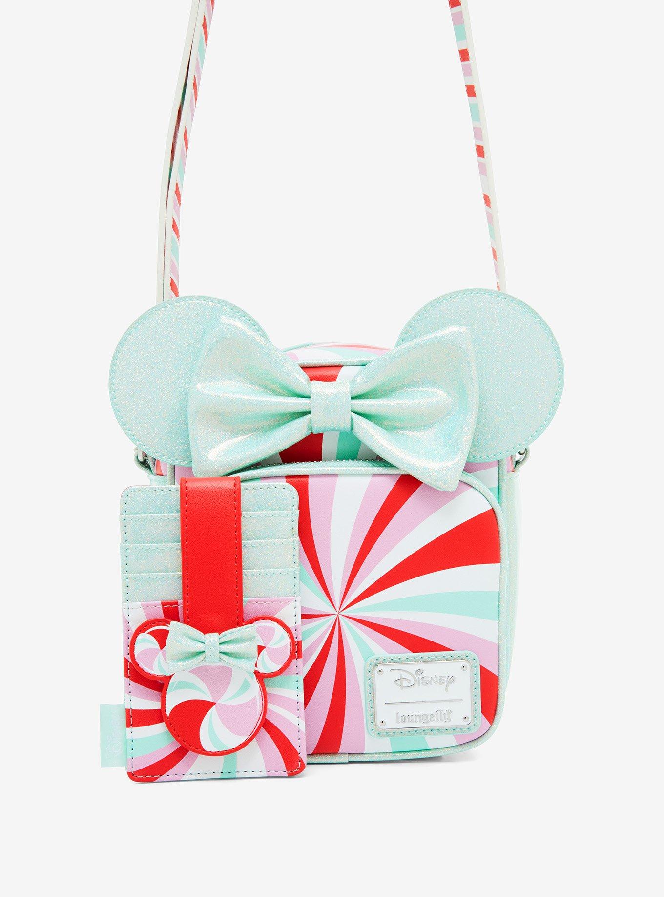 Loungefly Disney Minnie Mouse Peppermint Print Cardholder - BoxLunch Exclusive, , alternate