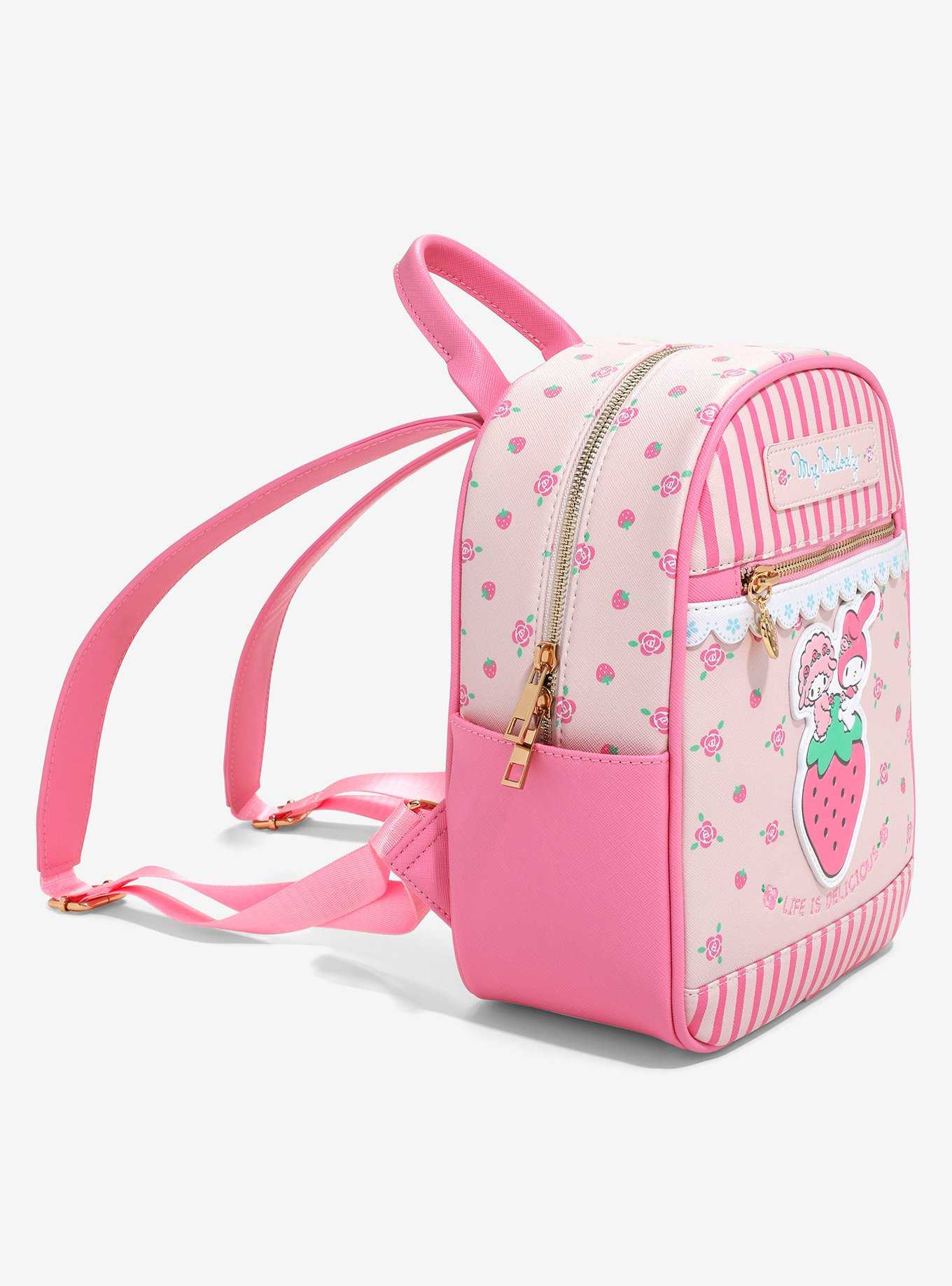 Sanrio My Melody and My Sweet Piano Strawberry Mini Backpack — BoxLunch Exclusive, , hi-res