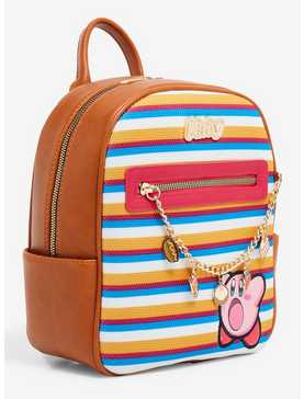 Nintendo Kirby Striped Charm Mini Backpack, , hi-res
