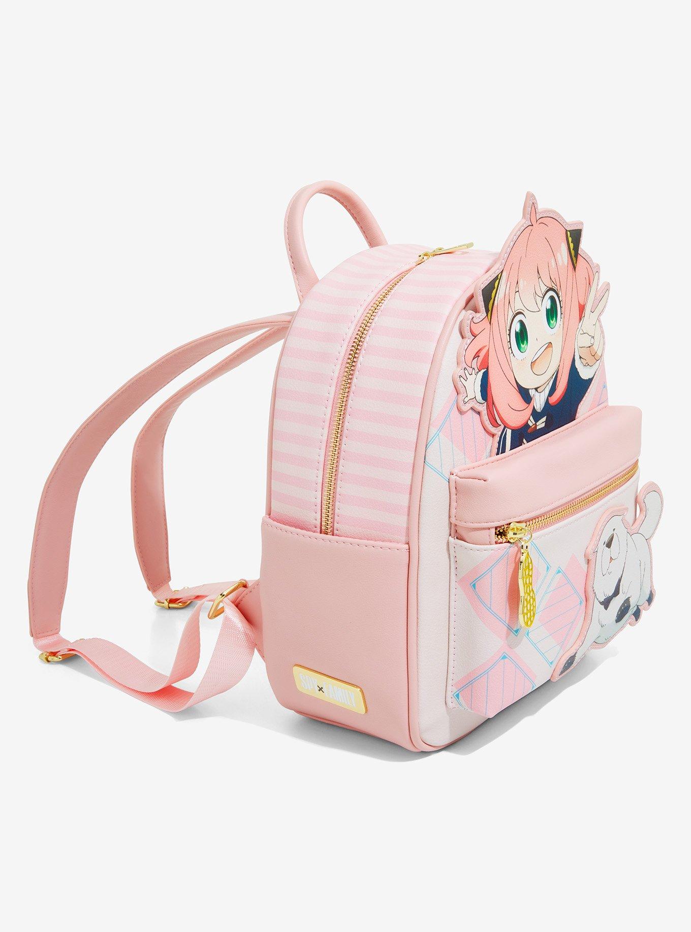 anya mini backpack Loungefly Spy x Family and Bond Mini-Backpack, Entertainment Earth or wherever your day takes you. SPY X FAMILY - Anya