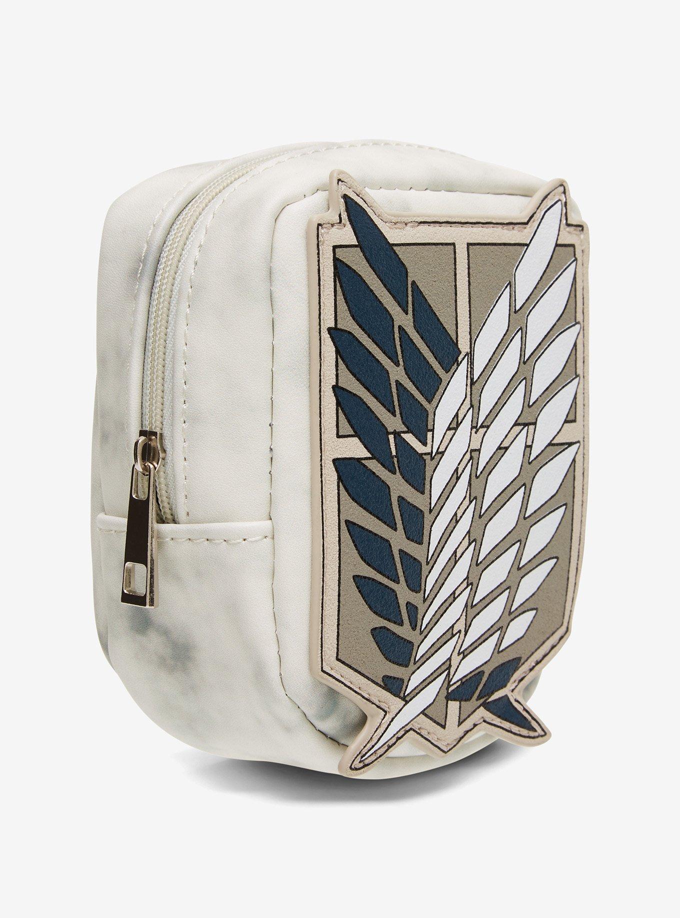 Attack on Titan Survey Corps Emblem Coin Purse - BoxLunch Exclusive, , alternate
