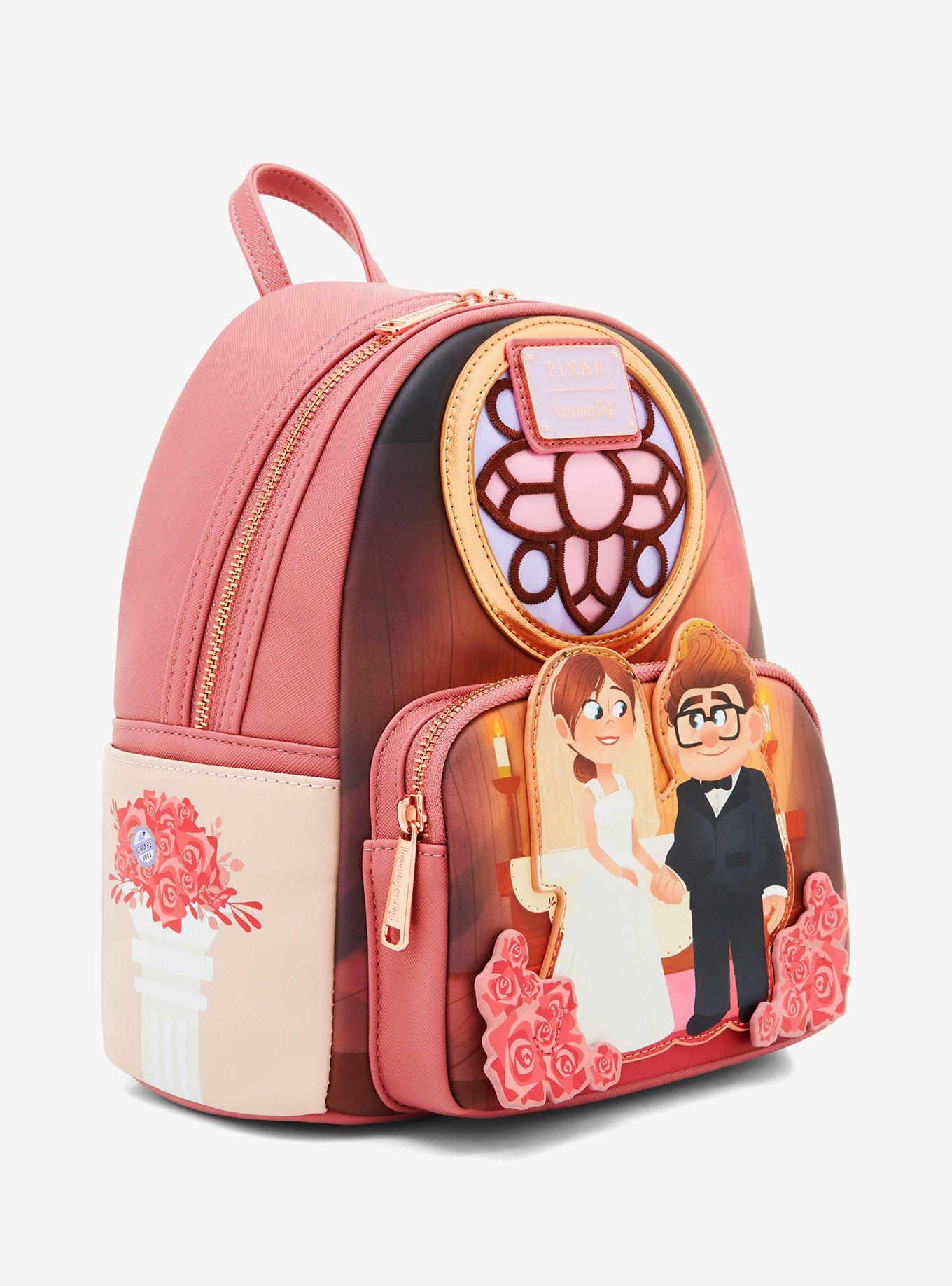 Loungefly Disney Pixar Up Carl & Ellie Wedding Scene Mini Backpack - BoxLunch Exclusive, , alternate