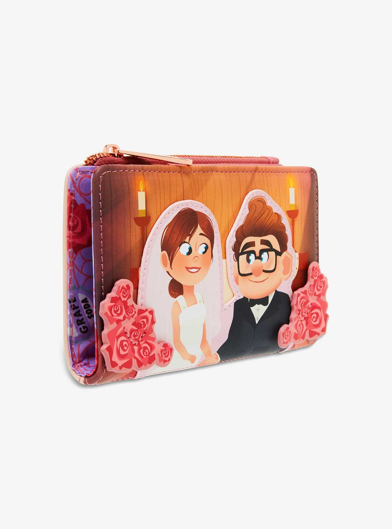 Loungefly Disney Pixar Up Carl & Ellie Wedding Scene Wallet - BoxLunch Exclusive, , hi-res