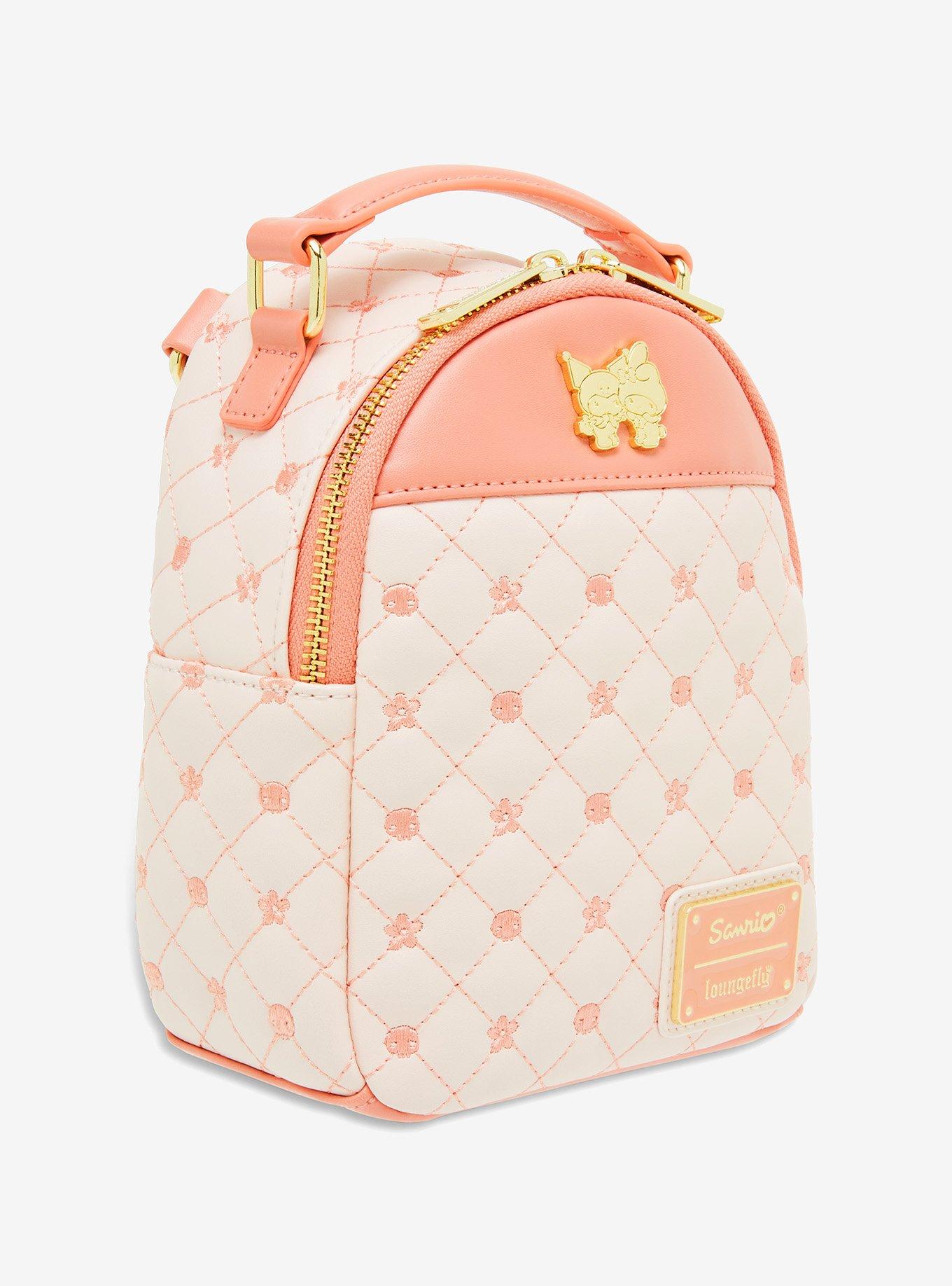 Loungefly Sanrio Kuromi & My Melody Quilt Pattern Mini Backpack - BoxLunch Exclusive, , alternate
