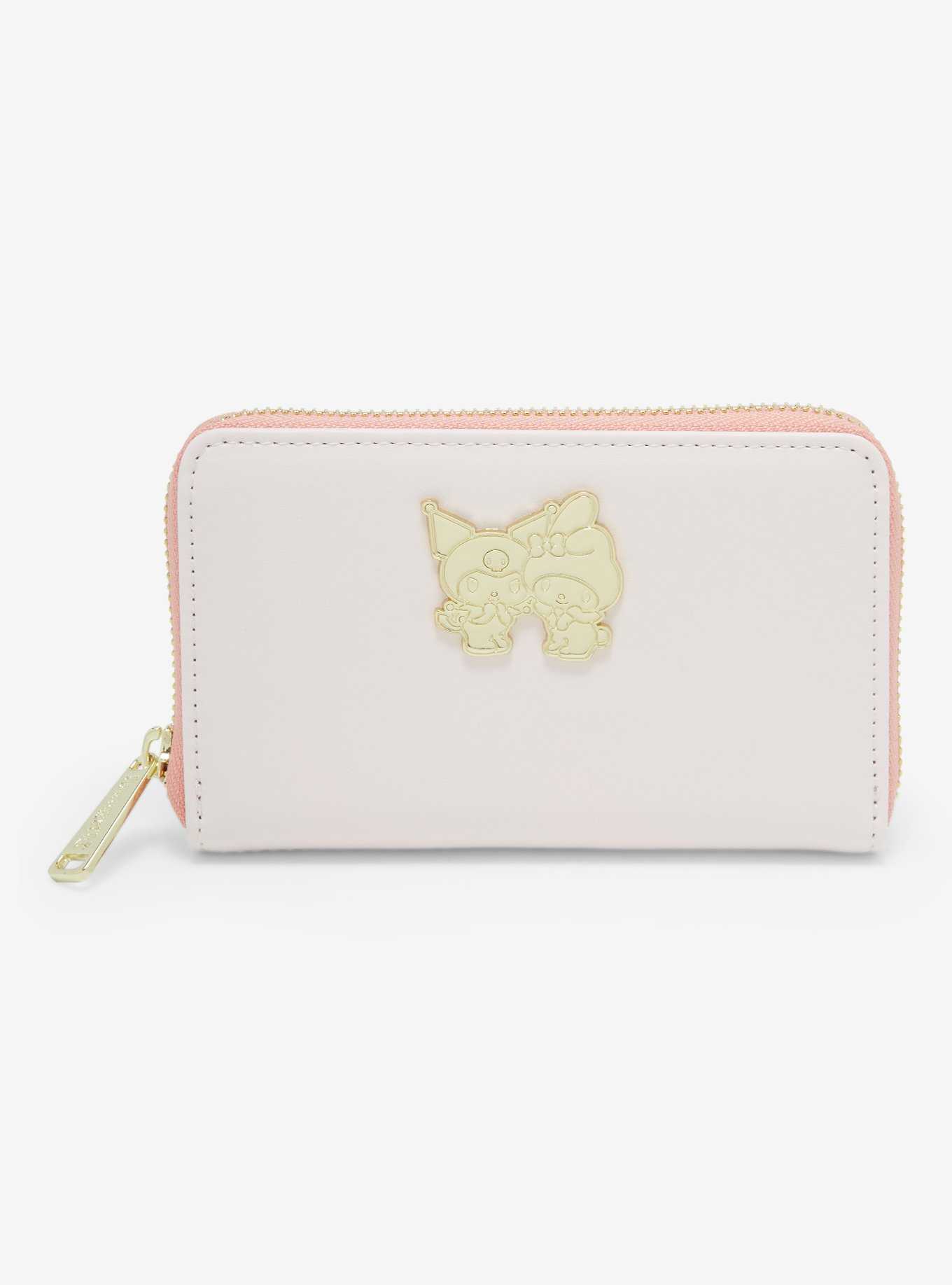 Loungefly Sanrio Kuromi & My Melody Floral Zip Wallet - BoxLunch Exclusive, , hi-res