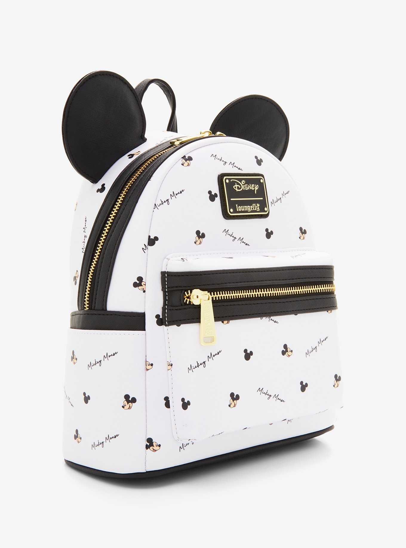Loungefly Disney Mickey Mouse Signature Allover Print Mini Backpack - BoxLunch Exclusive, , hi-res