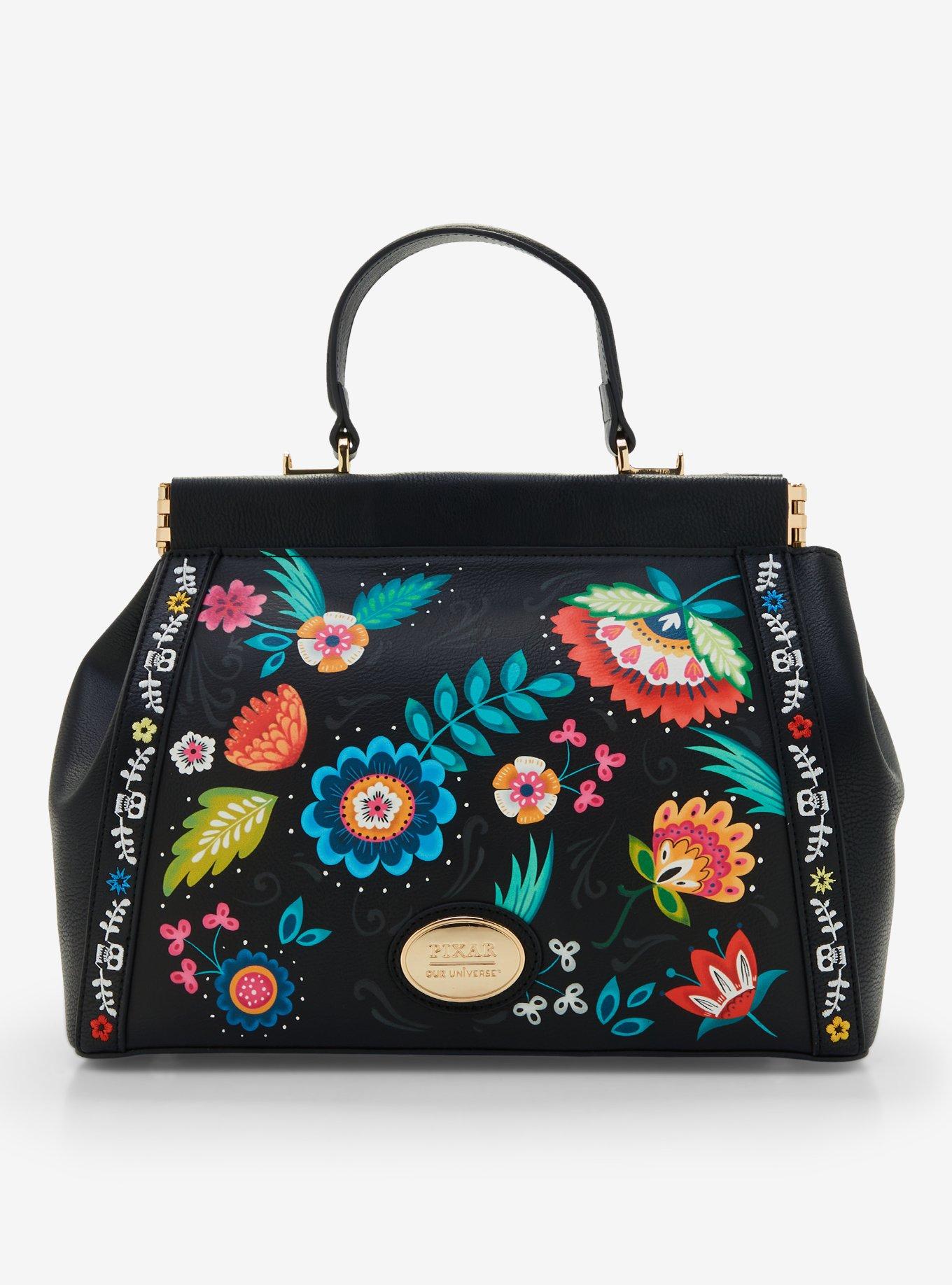 Our Universe Disney Pixar Coco Floral Handbag - BoxLunch Exclusive, , alternate