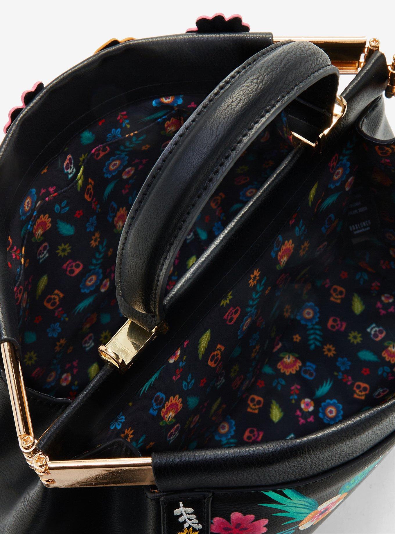 Our Universe Disney Pixar Coco Floral Handbag - BoxLunch Exclusive, , alternate
