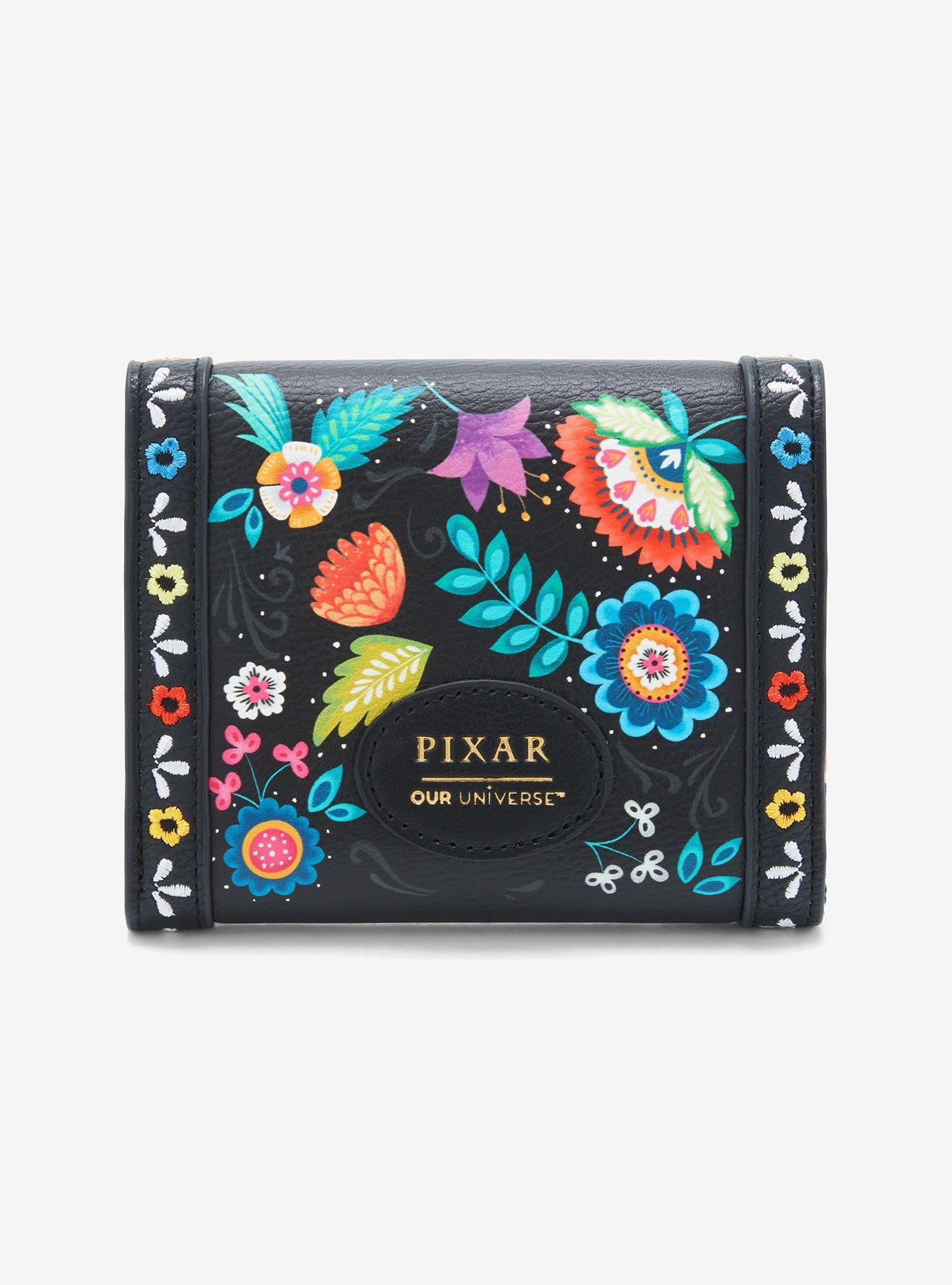 Our Universe Disney Pixar Coco Floral Small Wallet - BoxLunch Exclusive, , hi-res