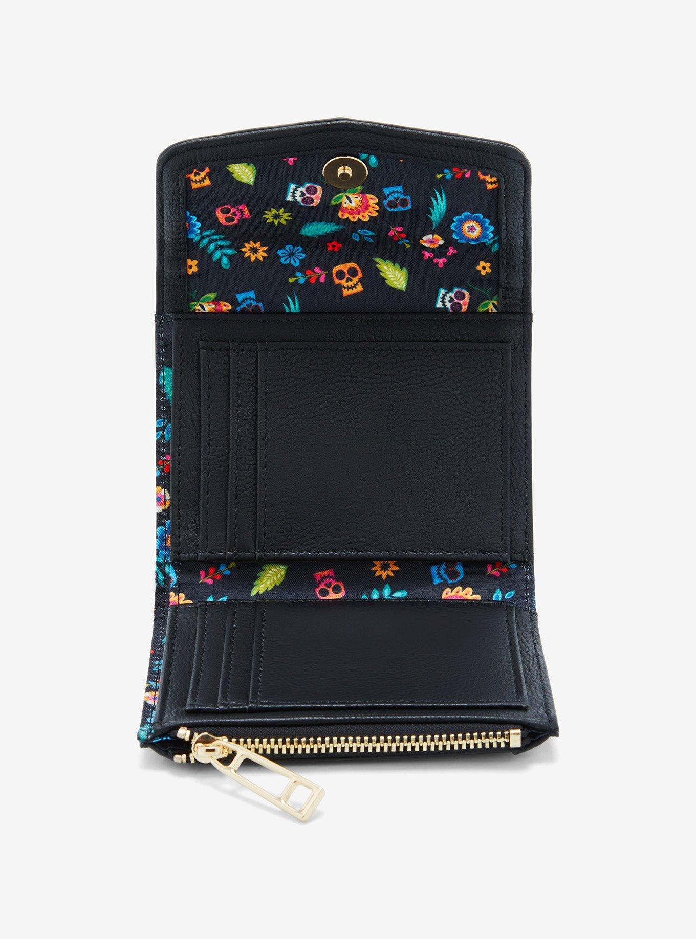 Our Universe Disney Pixar Coco Floral Small Wallet - BoxLunch Exclusive, , alternate