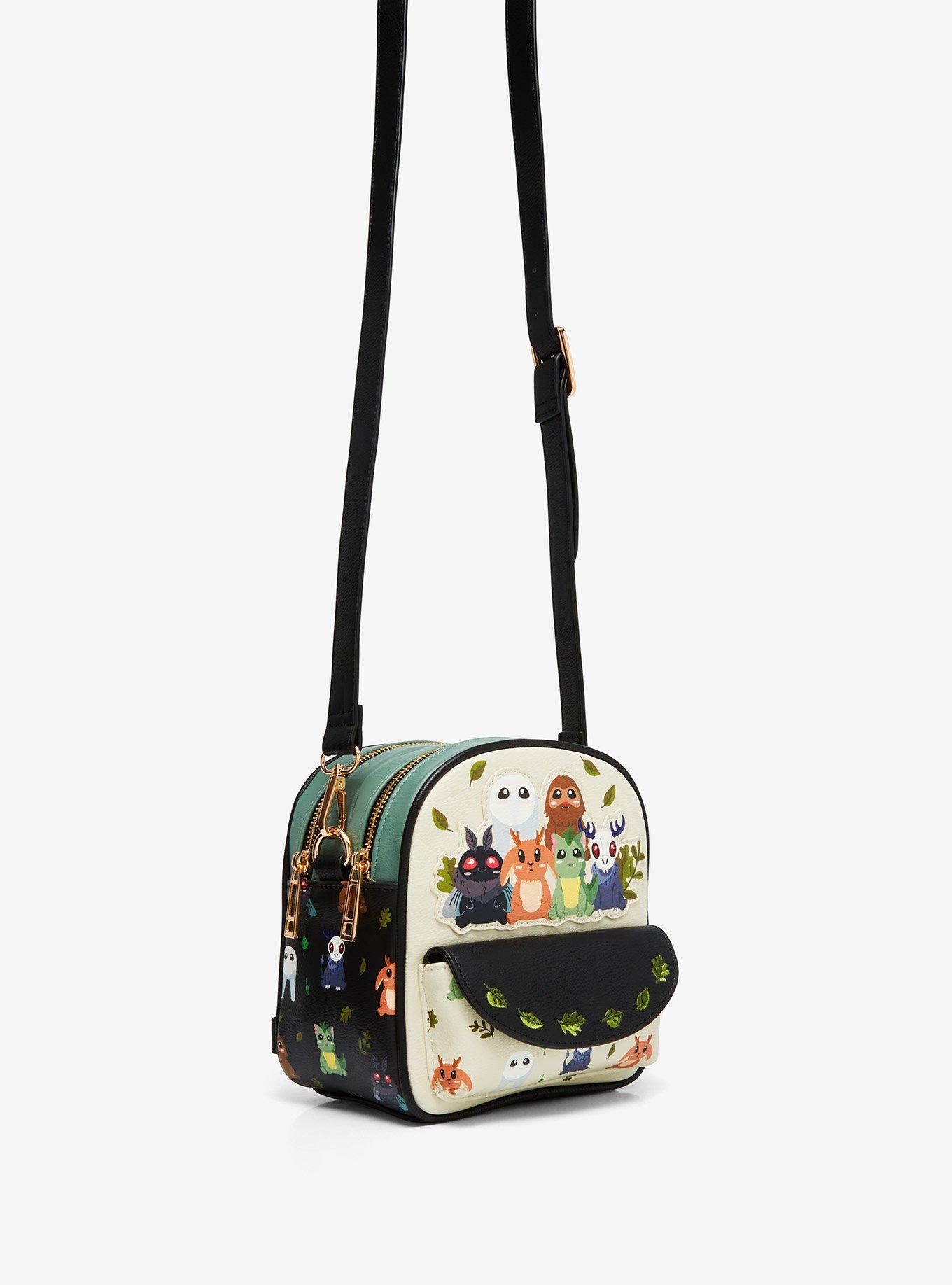 Chibi Cryptids Allover Print Crossbody Bag - BoxLunch Exclusive, , alternate