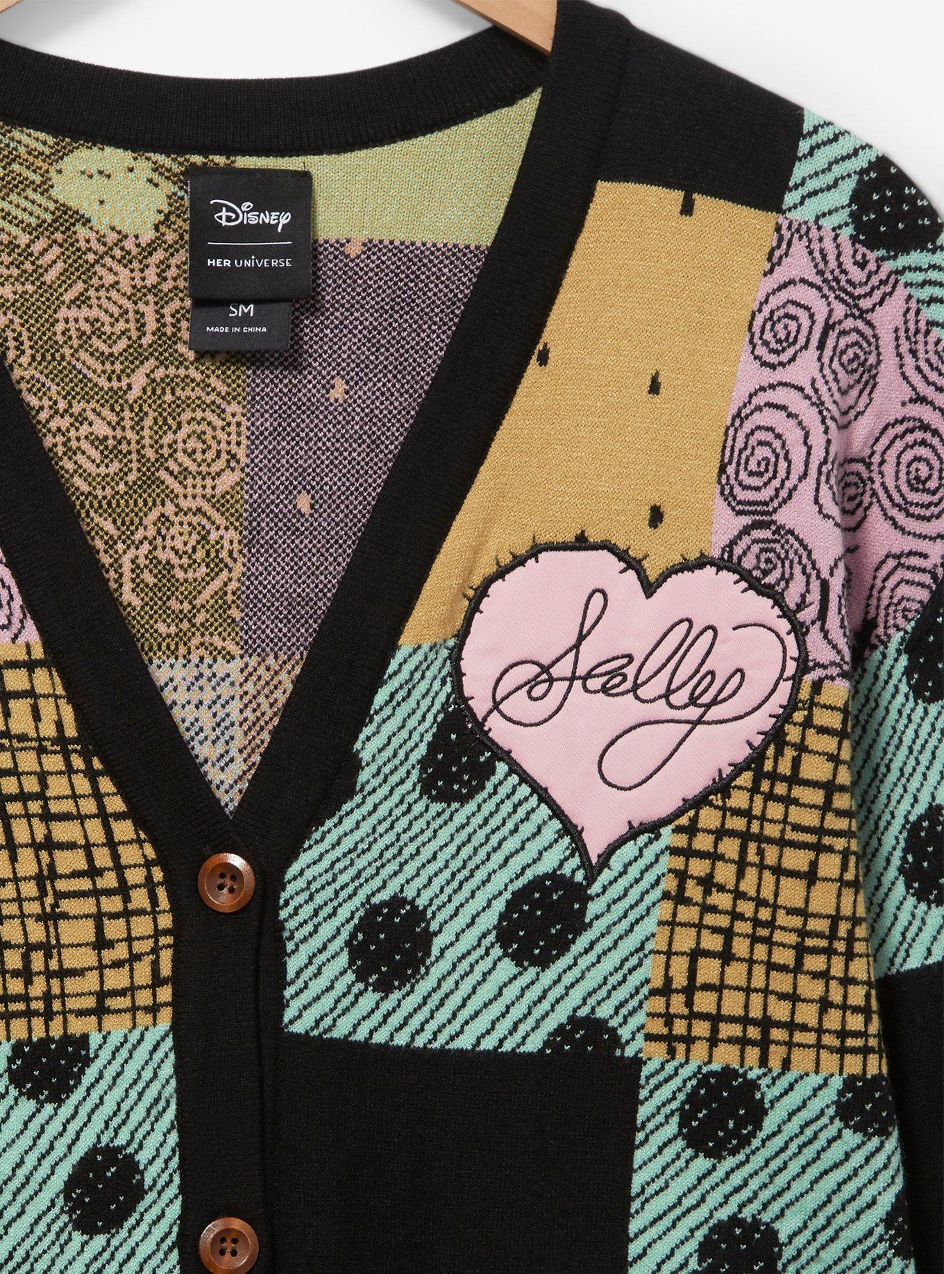 Her Universe Disney The Nightmare Before Christmas Sally Patchwork Cardigan, MULTI, alternate