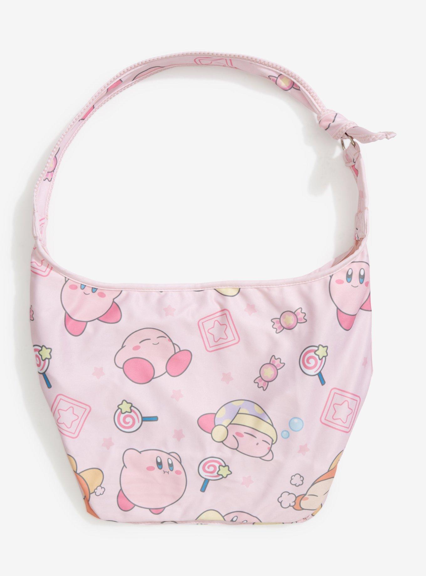 Kirby Pink Slouch Bag, , alternate