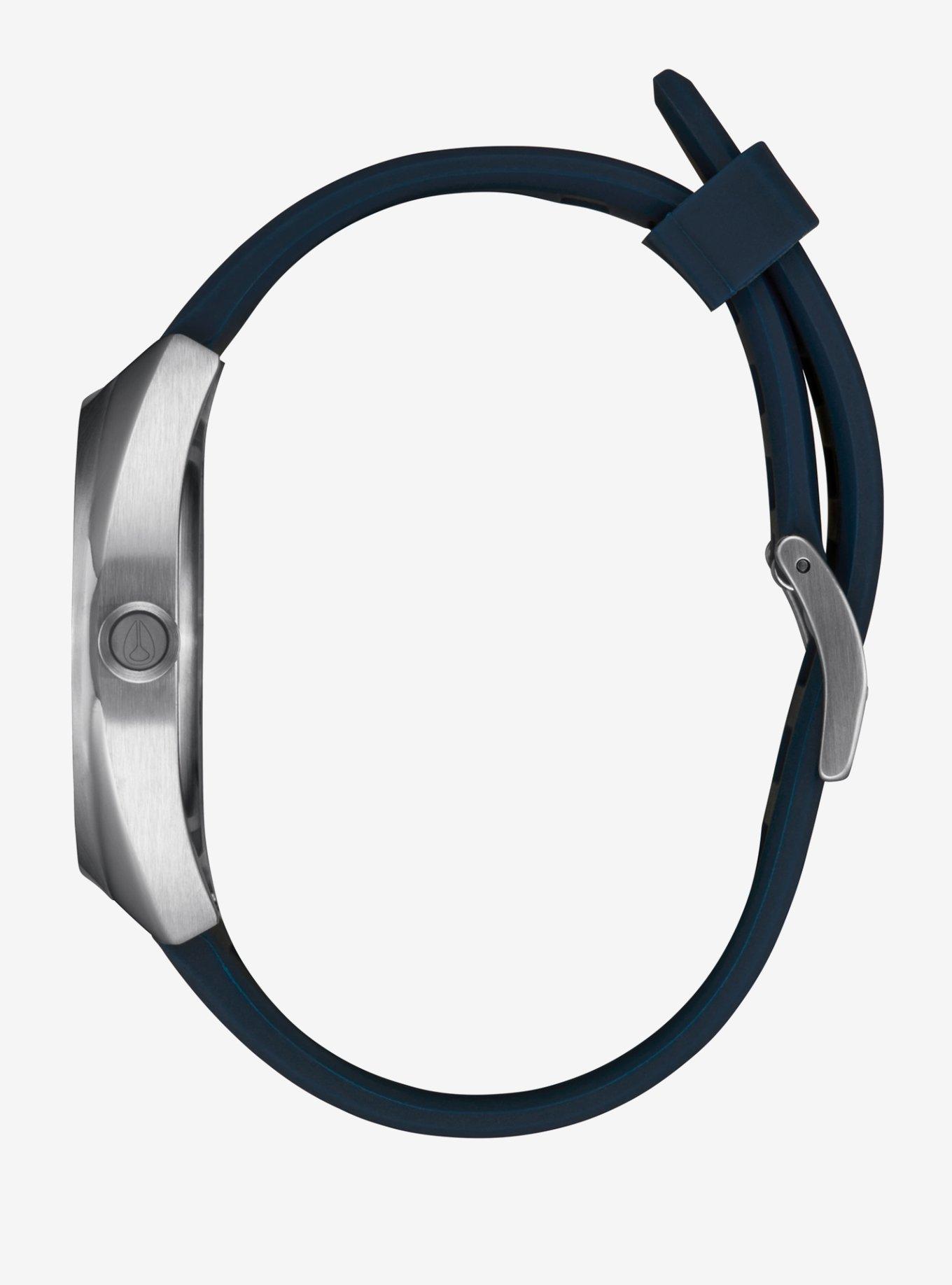 Nixon Mullet Silver x Teal Watch, , alternate