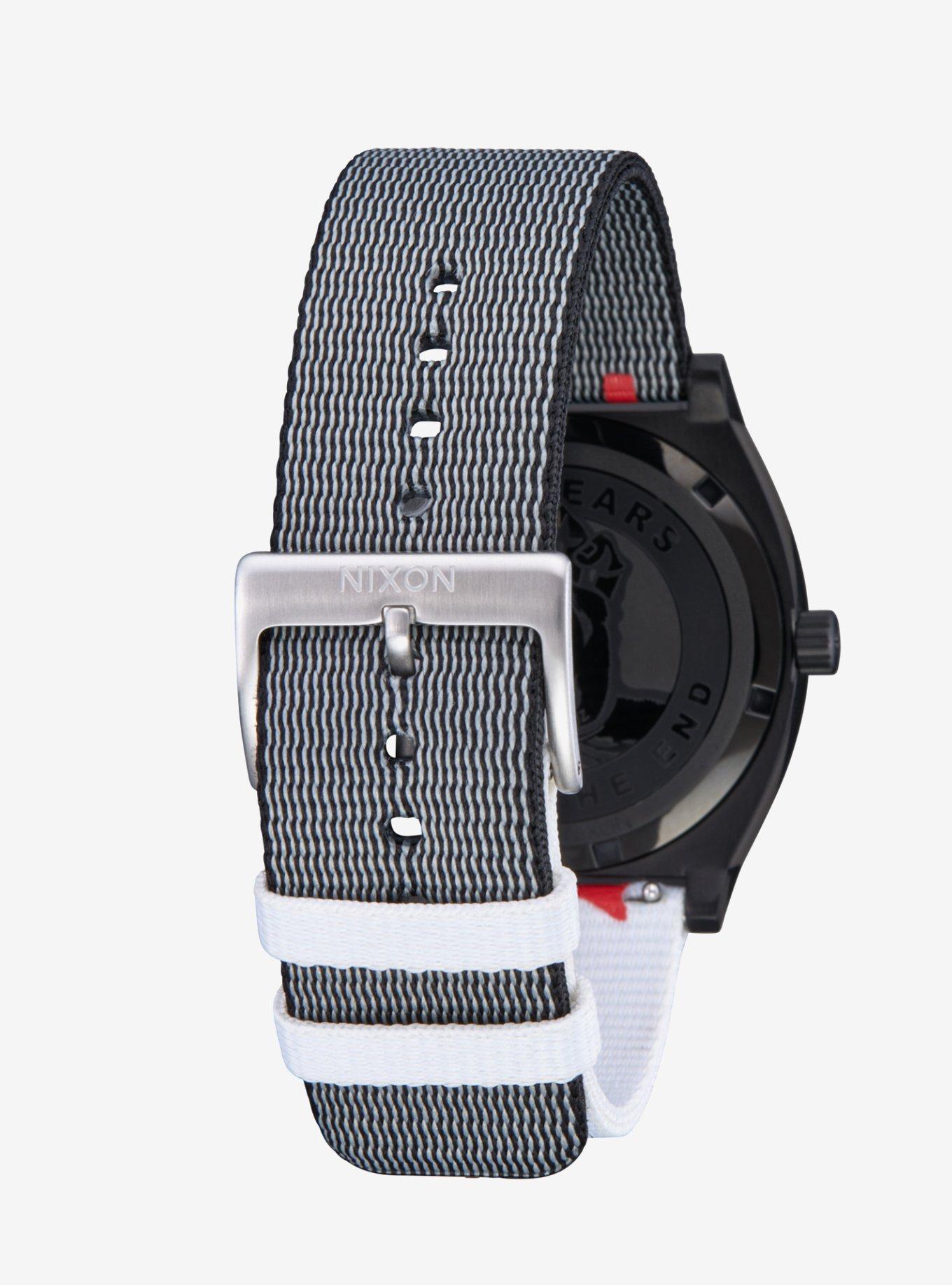 Nixon Santa Cruz Time Teller Black x Silver Watch, , hi-res