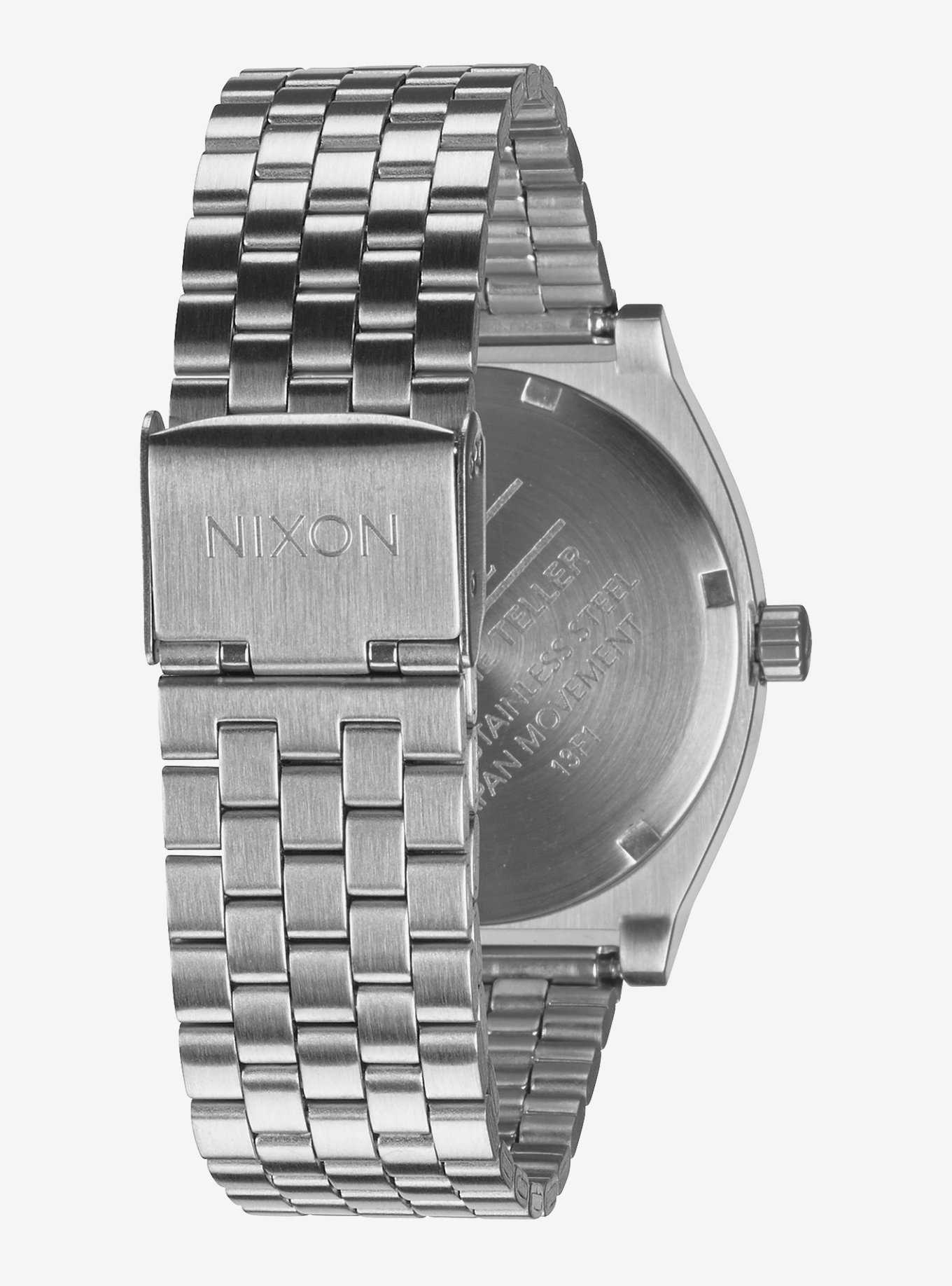 Nixon Time Teller Silver x Turquoise Watch, , hi-res
