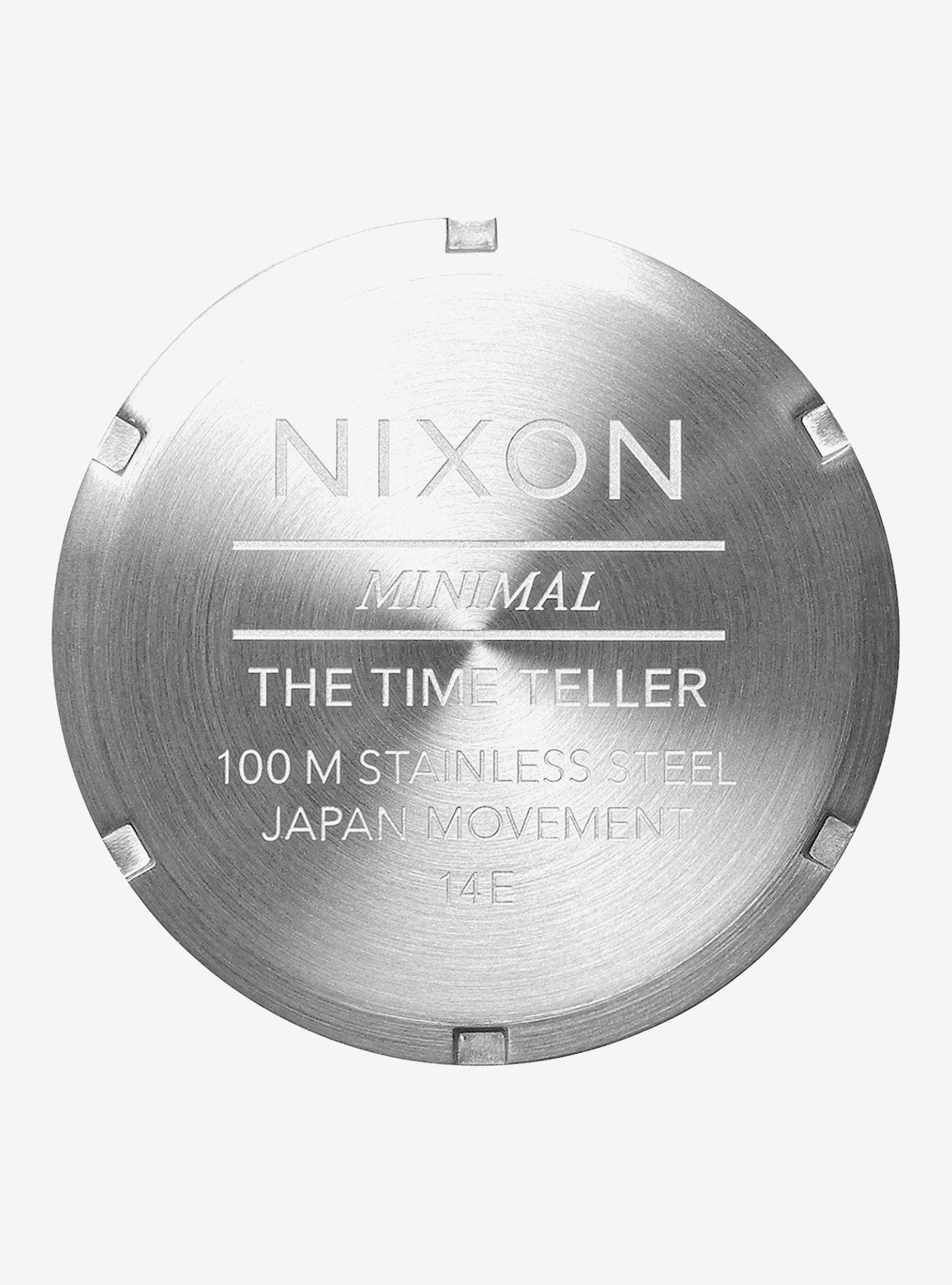 Nixon Time Teller Silver x Turquoise Watch, , alternate