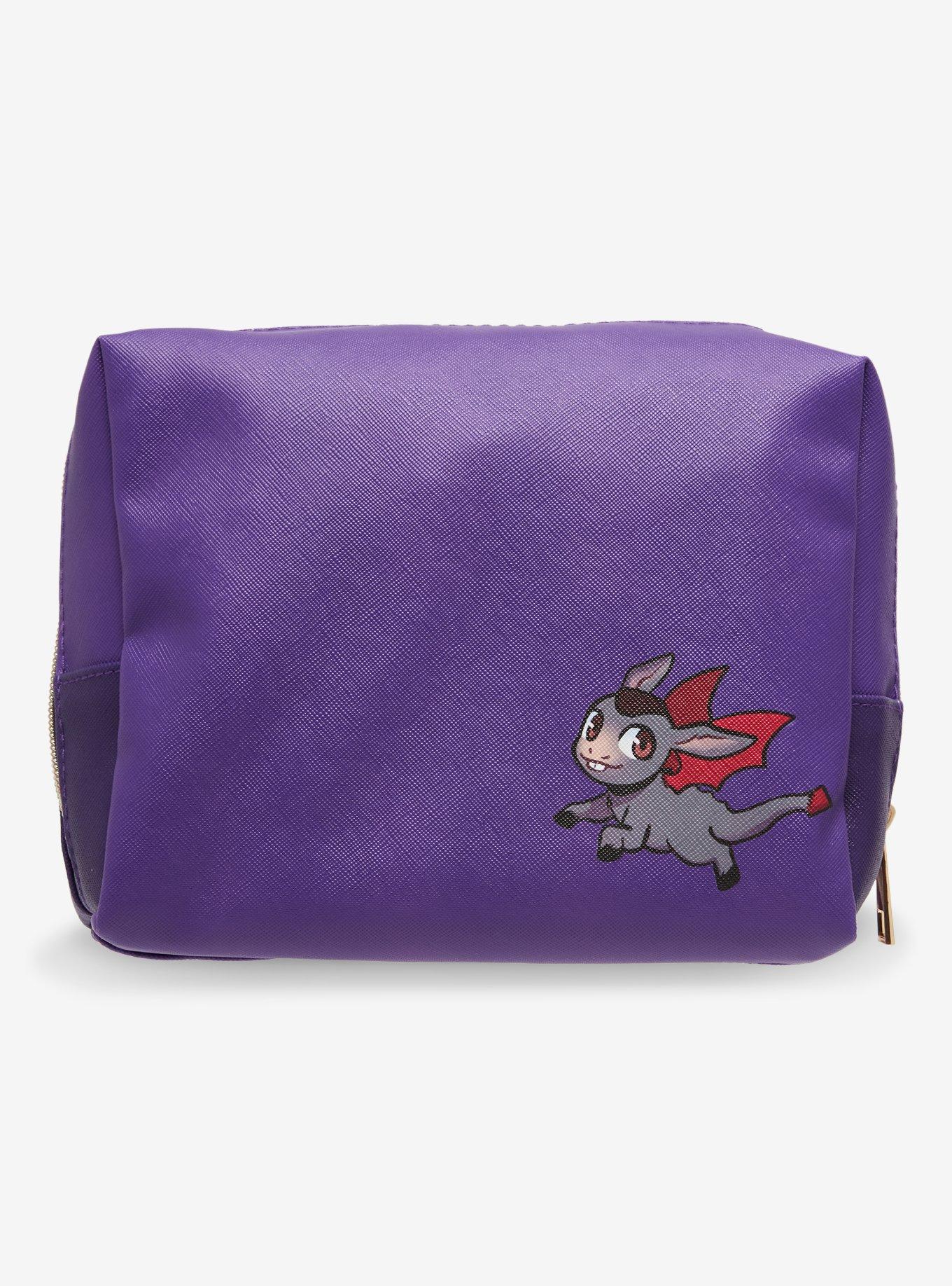 Shrek Donkey & Dragon Floral Cosmetic Bag, , alternate