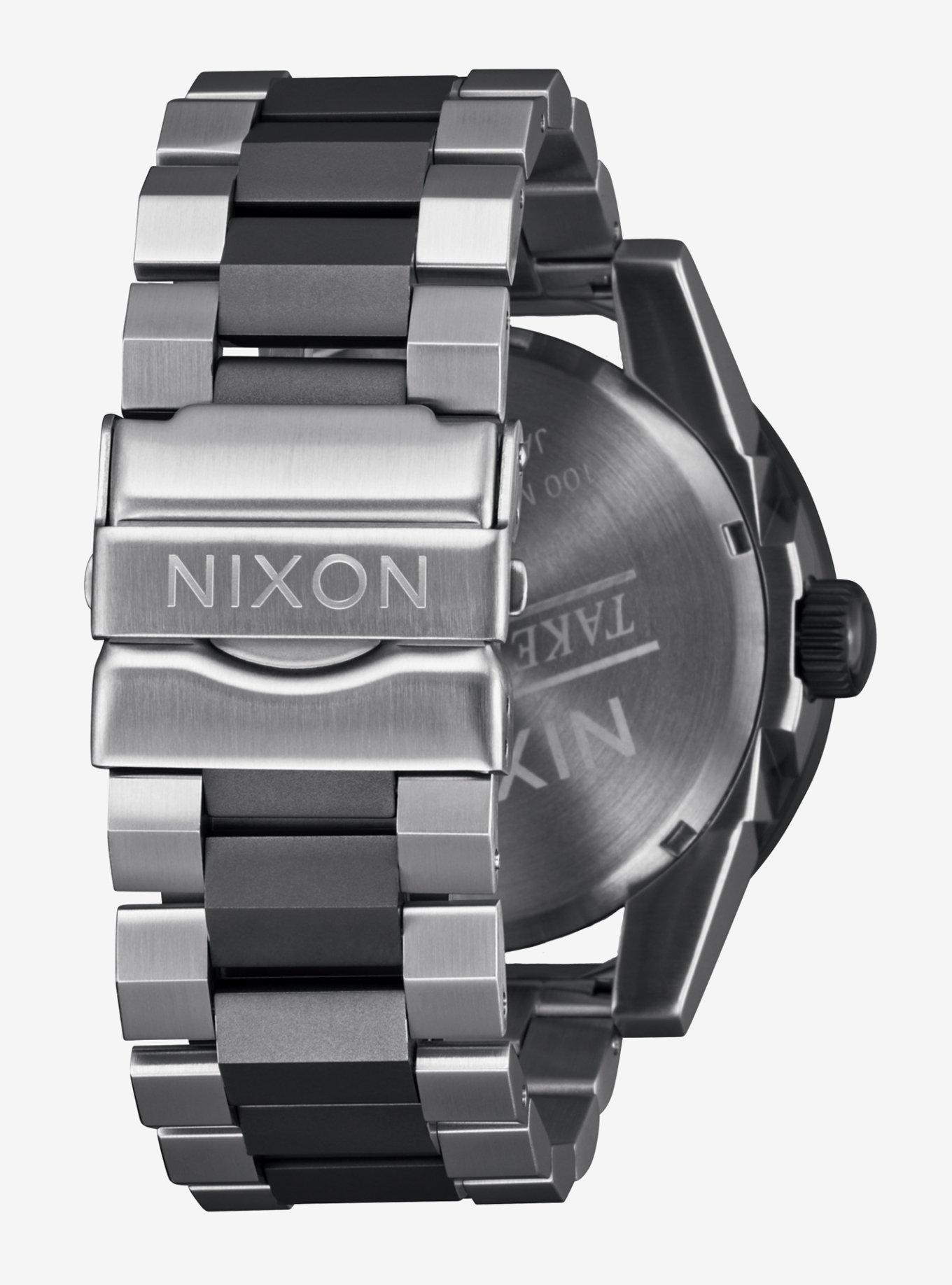 Nixon Corporal Stainless Steel Silver x Gunmetal Watch, , alternate