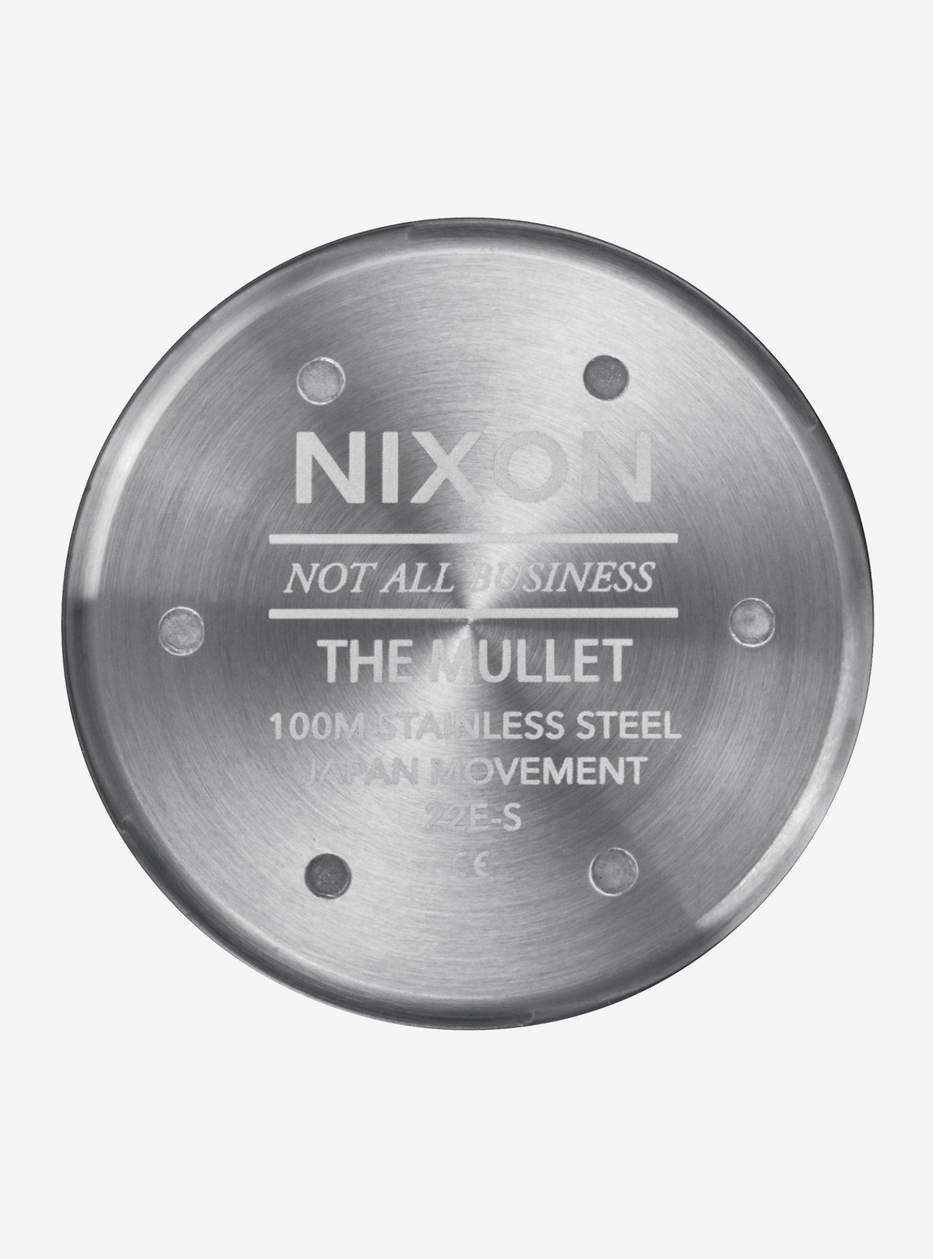 Nixon Mullet Silver x Teal Watch, , alternate