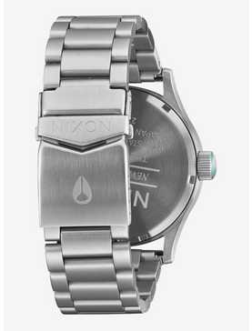 Nixon Sentry Stainless Steel Silver x Turquoise Watch, , hi-res