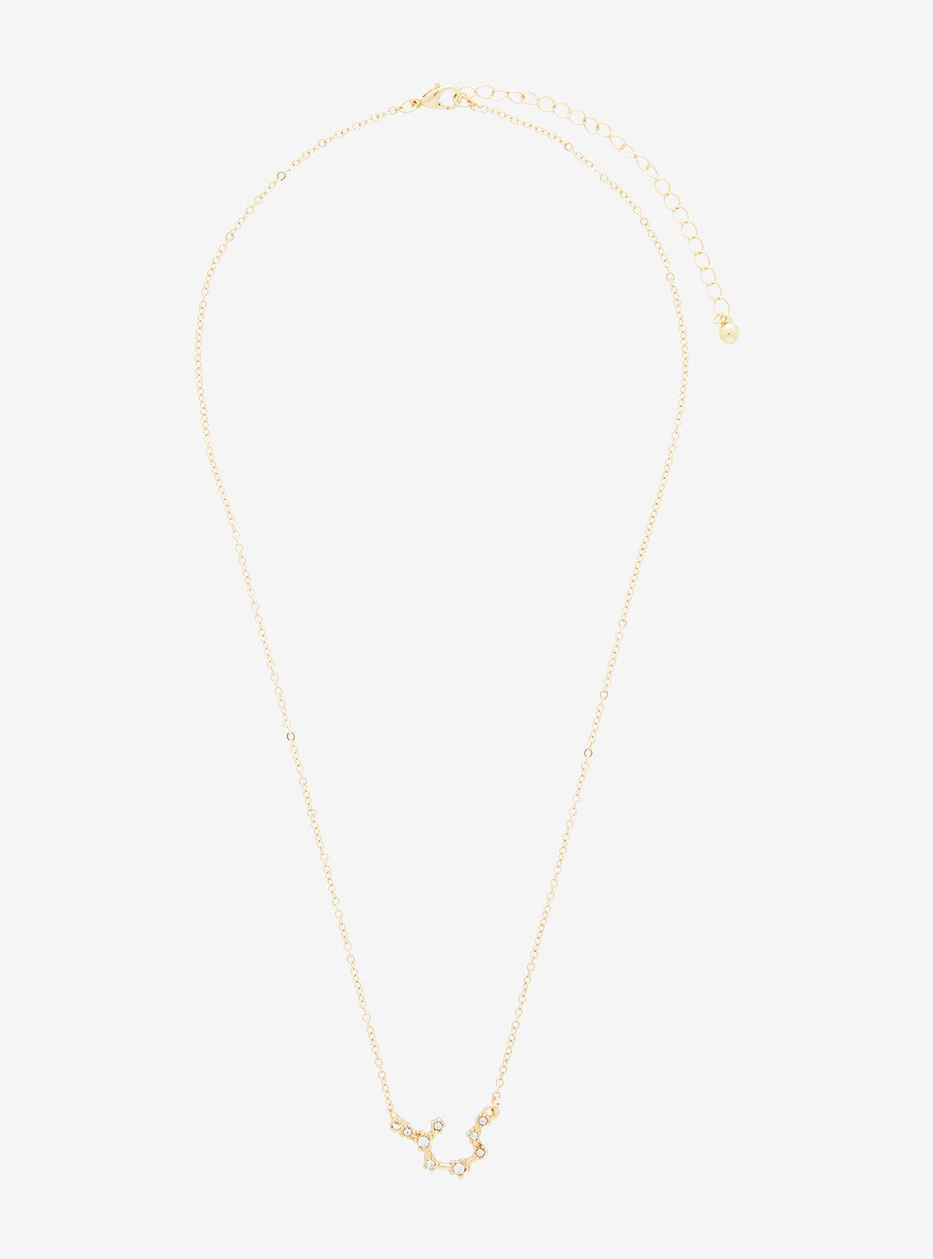 Aquarius Zodiac Constellation Necklace - BoxLunch Exclusive , , alternate