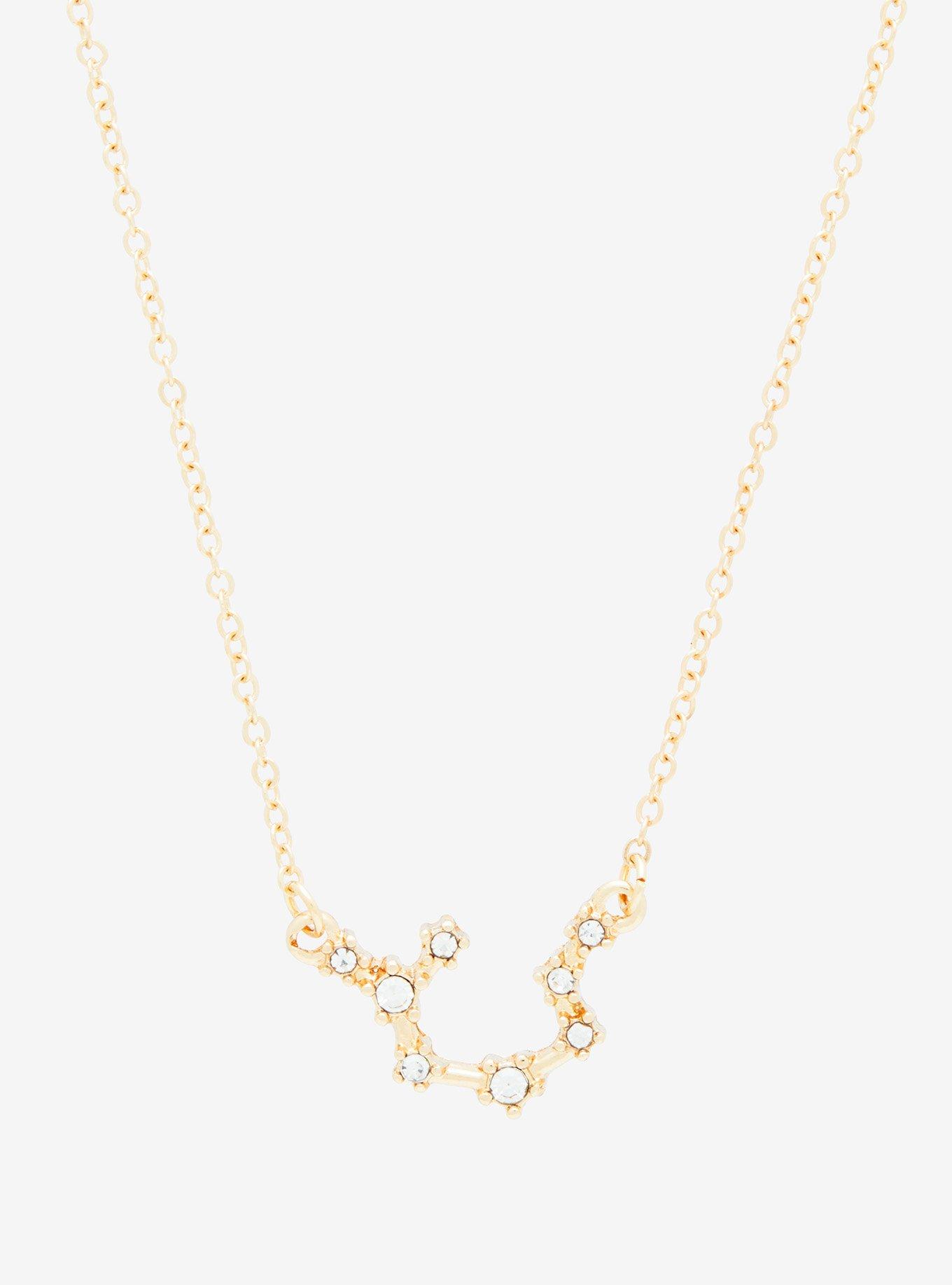 Aquarius Zodiac Constellation Necklace - BoxLunch Exclusive , , alternate