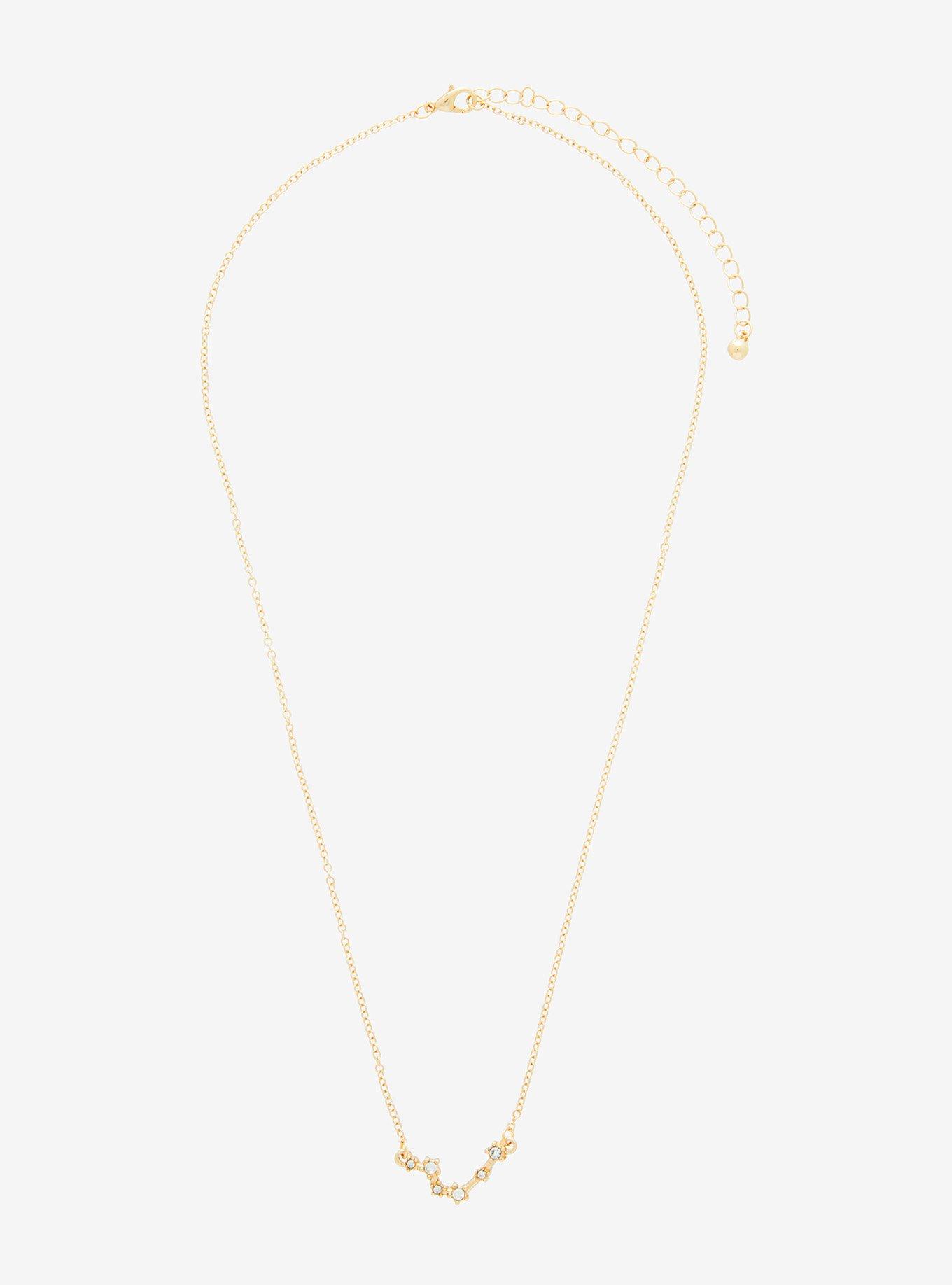 Pisces Zodiac Constellation Necklace - BoxLunch Exclusive , , alternate