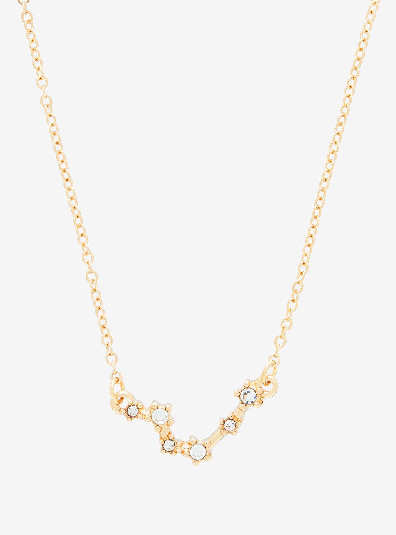 Pisces Zodiac Constellation Necklace - BoxLunch Exclusive , , alternate