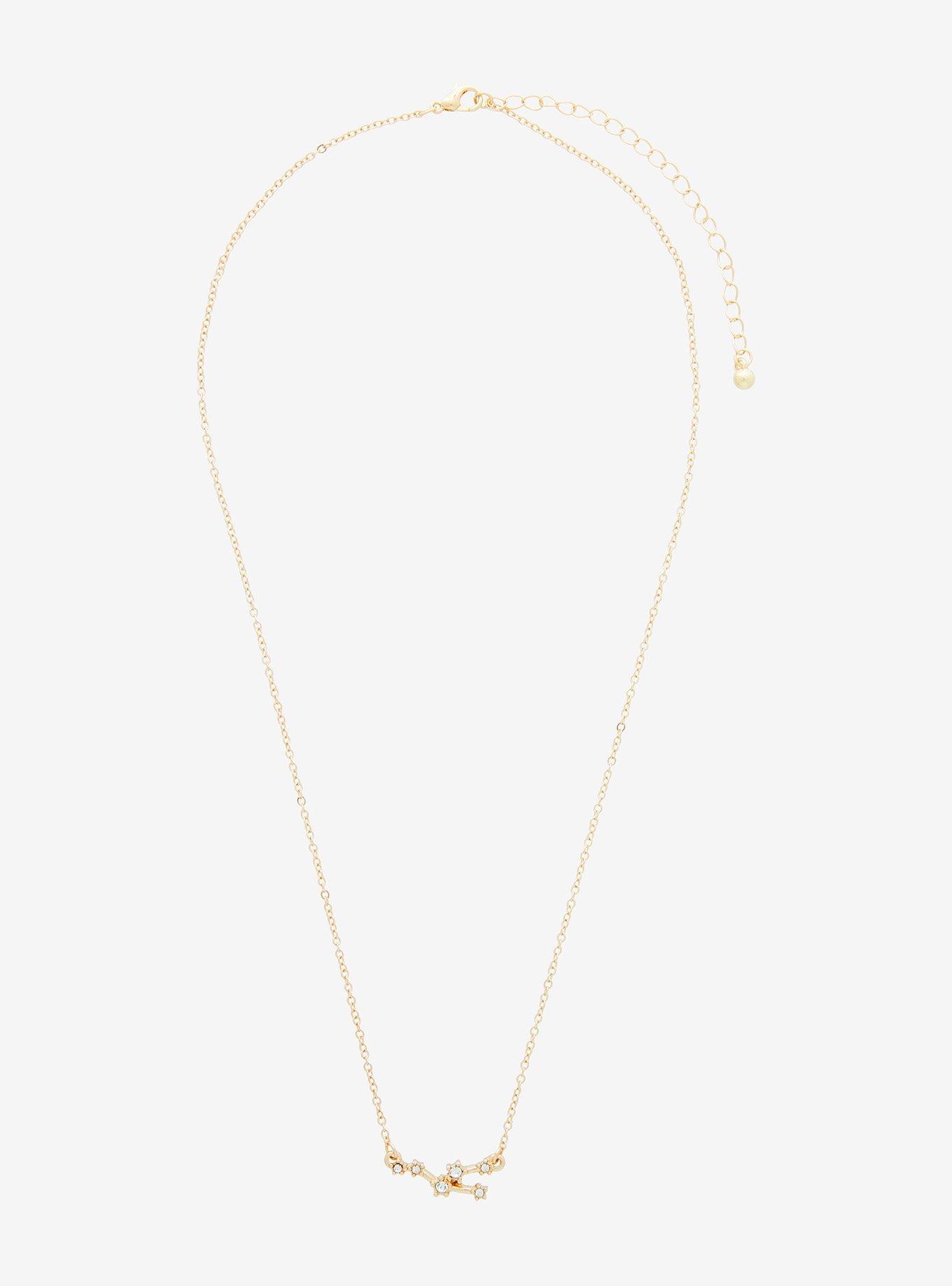 Taurus Zodiac Constellation Necklace - BoxLunch Exclusive , , alternate