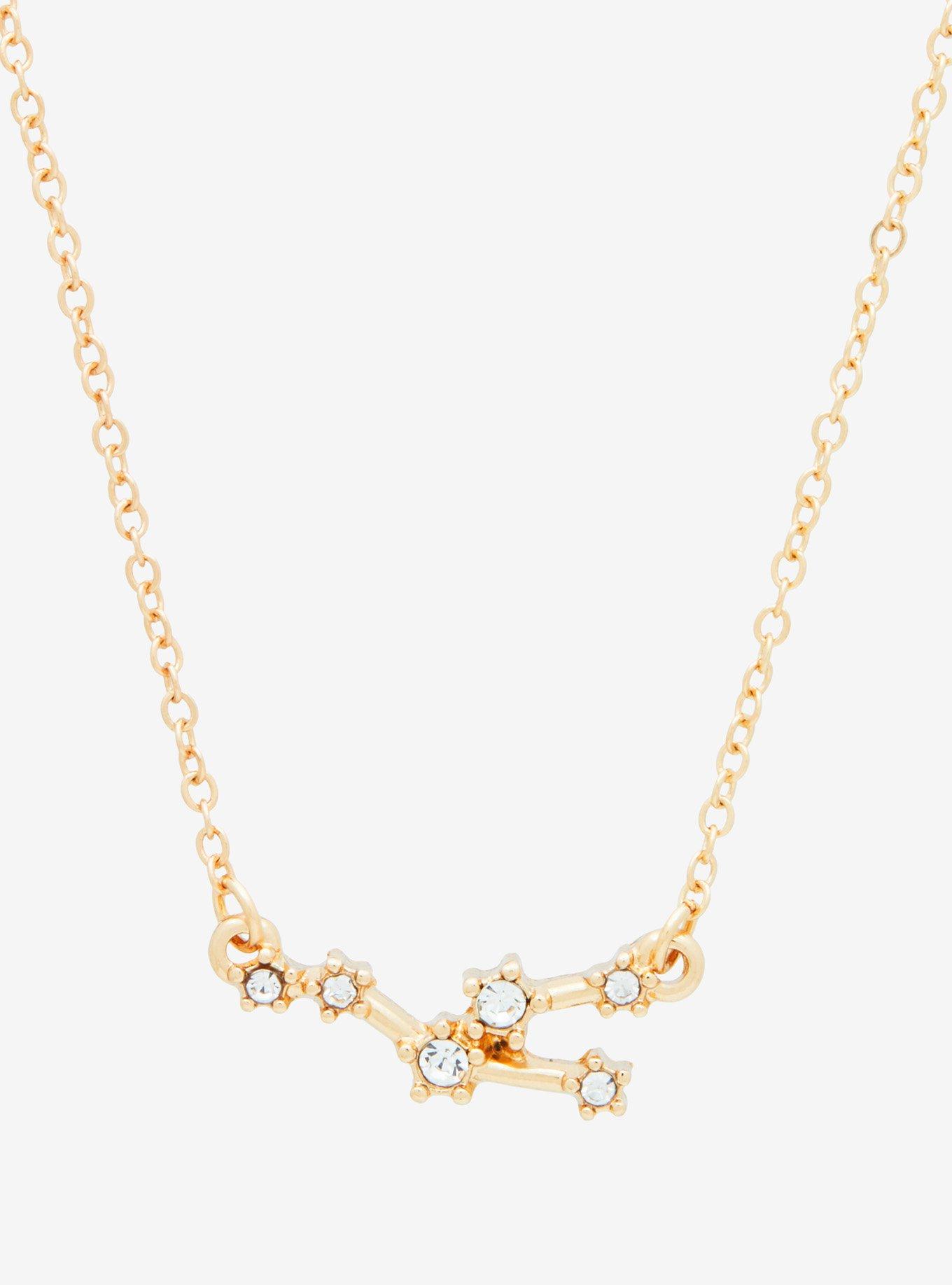 Taurus Zodiac Constellation Necklace - BoxLunch Exclusive , , alternate