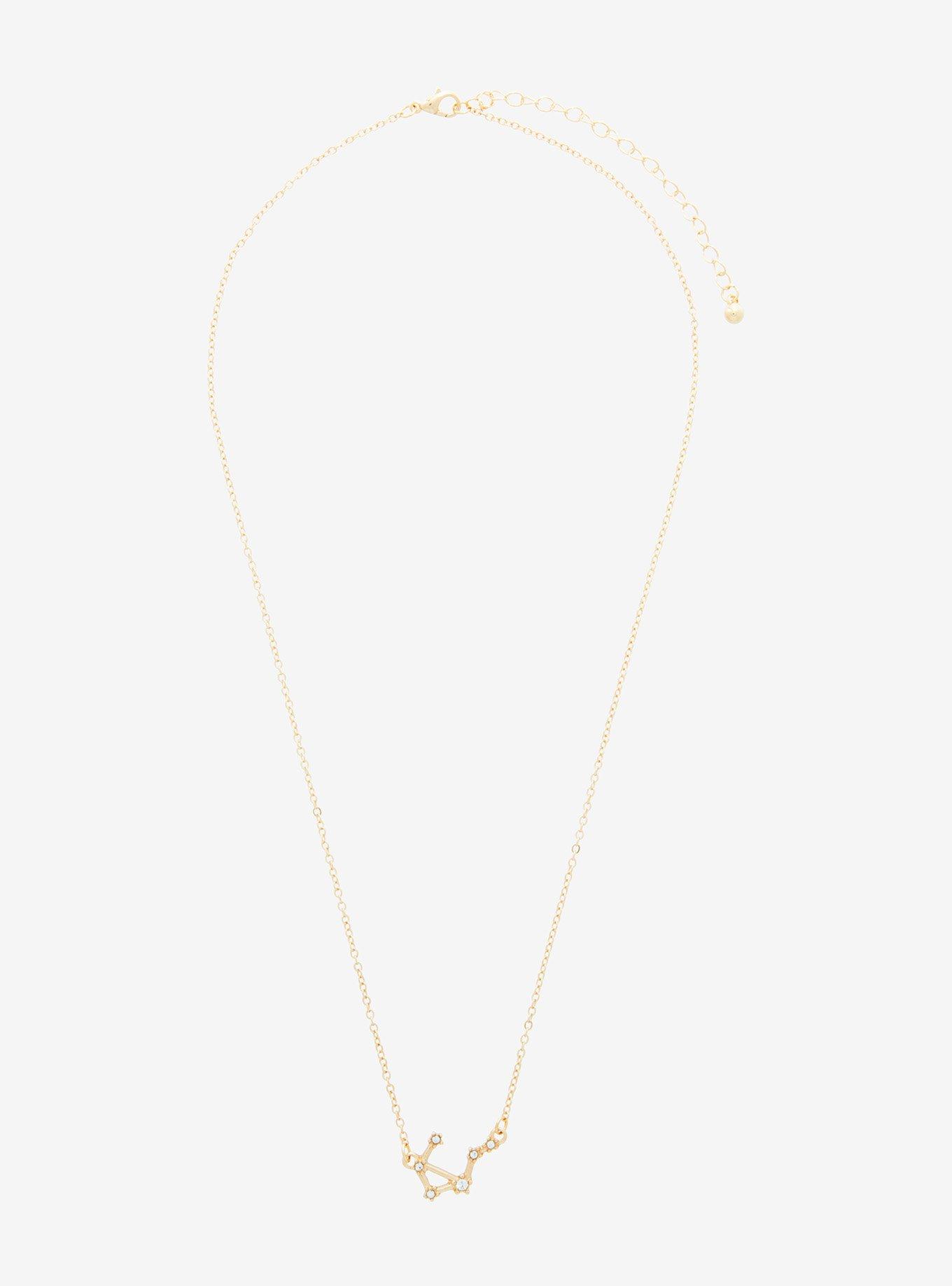 Libra Zodiac Constellation Necklace - BoxLunch Exclusive , , alternate