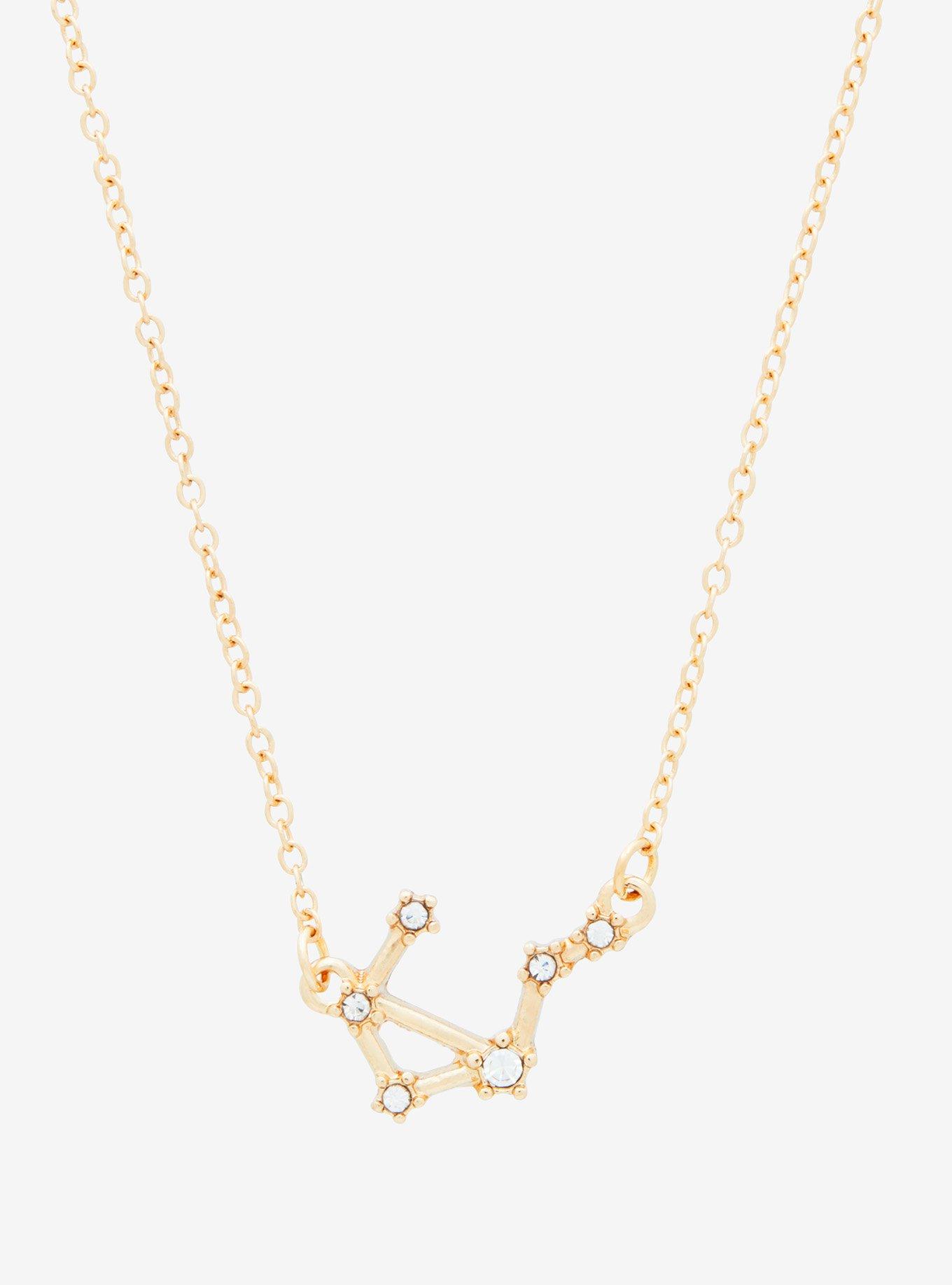 Libra Zodiac Constellation Necklace - BoxLunch Exclusive , , alternate