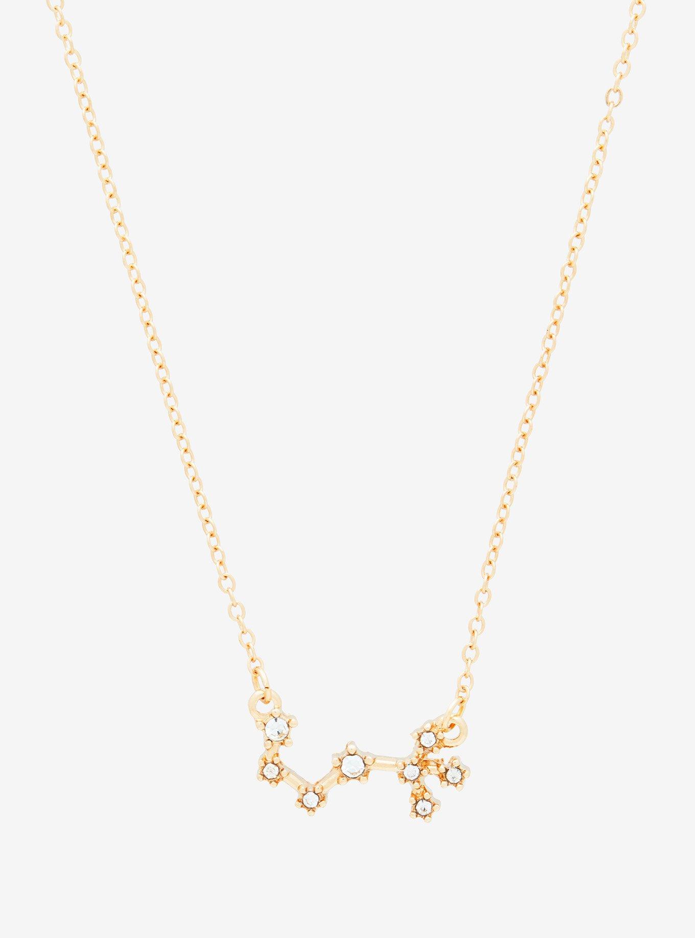 Scorpio Zodiac Constellation Necklace - BoxLunch Exclusive , , alternate