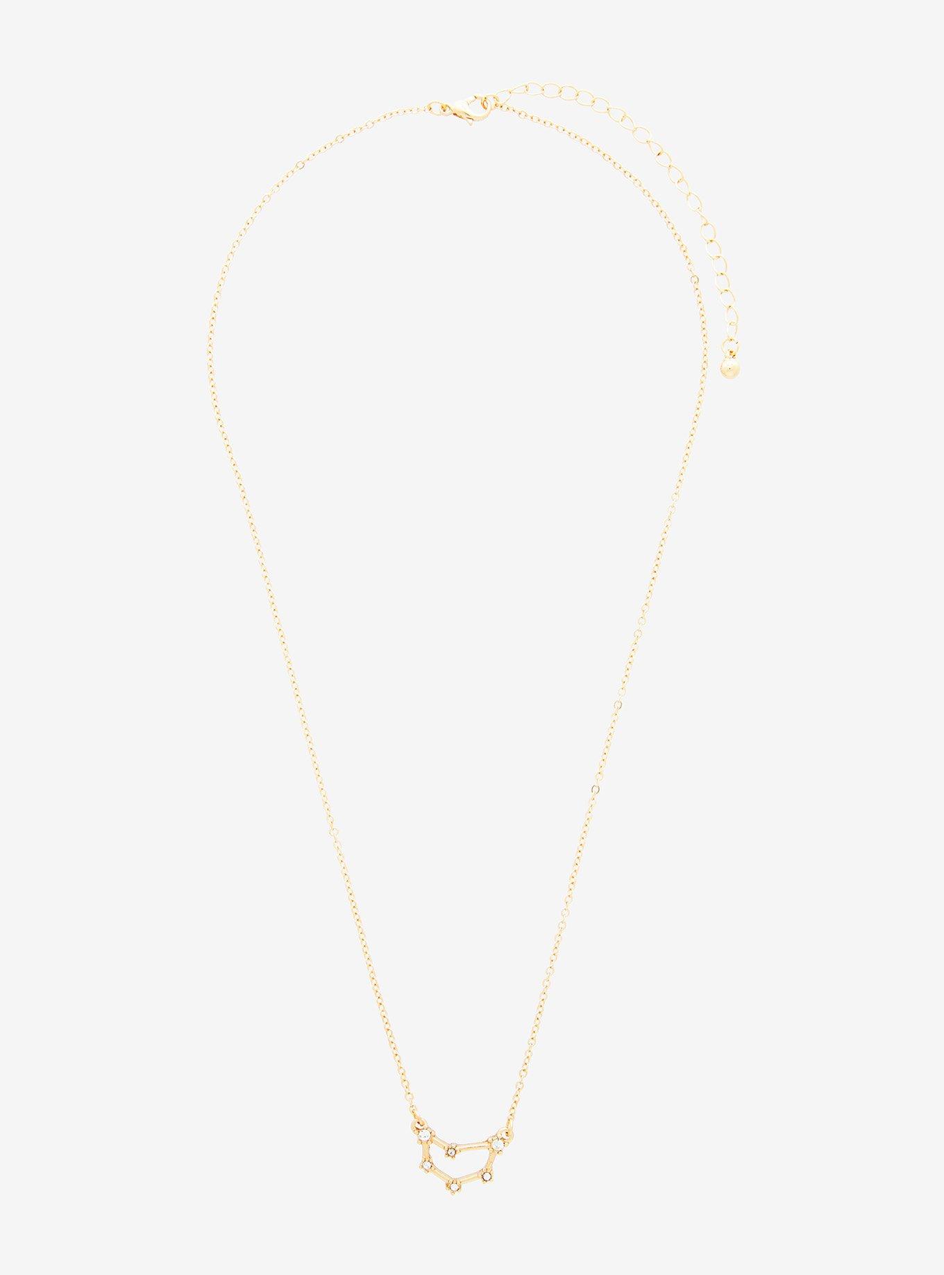 Capricorn Zodiac Constellation Necklace - BoxLunch Exclusive , , alternate