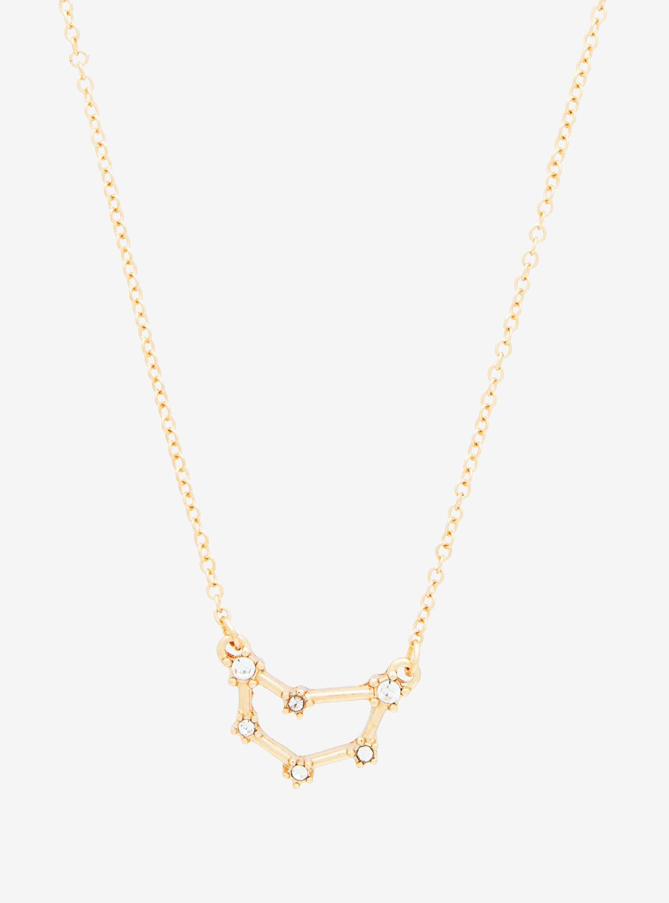 Capricorn Zodiac Constellation Necklace - BoxLunch Exclusive , , alternate