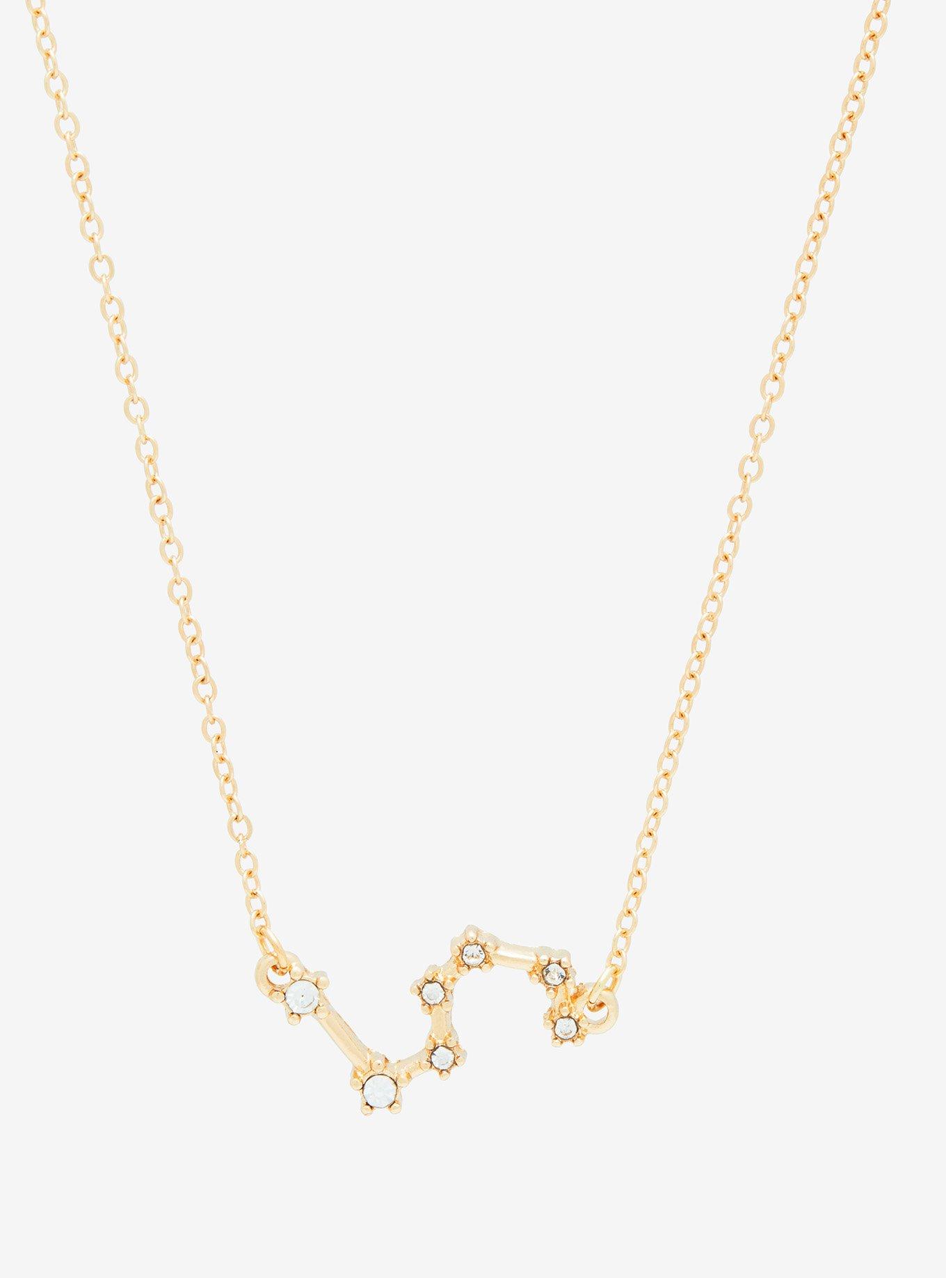 Leo Zodiac Constellation Necklace - BoxLunch Exclusive , , alternate