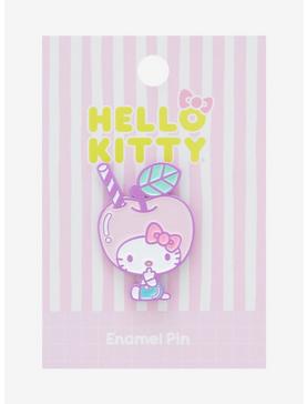 Sanrio Hello Kitty Apple Hat Enamel Pin - BoxLunch Exclusive, , hi-res