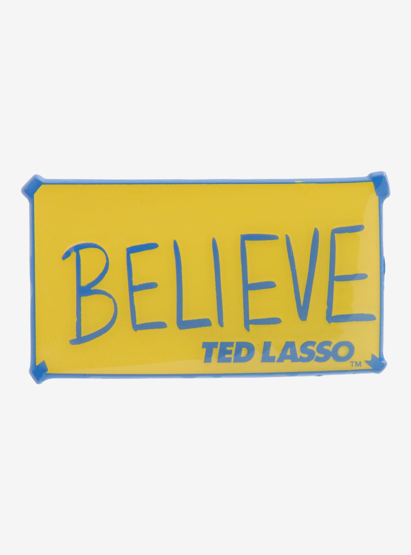 Ted Lasso Believe Sign Enamel Pin, , alternate