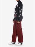 Her Universe The Nightmare Before Christmas Jack Snowflake Knit Turtleneck Sweater Her Universe Exclusive, MULTI, alternate