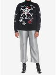 Her Universe The Nightmare Before Christmas Jack Snowflake Knit Turtleneck Sweater Plus Size Her Universe Exclusive, MULTI, alternate