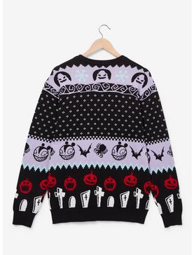 Disney The Nightmare Before Christmas Lock, Shock & Barrel Patterned Sweater - BoxLunch Exclusive, , hi-res