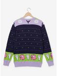 Invader Zim GIR and Zim Merry Platypus Holiday Sweater - BoxLunch Exclusive, LILAC, alternate