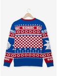Sonic the Hedgehog Tonal Portrait Holiday Sweater - BoxLunch Exclusive, RED, alternate