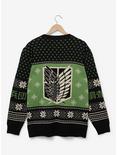 Attack on Titan Chibi Characters Holiday Sweater - BoxLunch Exclusive , BLACK, alternate