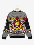 One Piece Straw Hat Crew Jolly Roger Holiday Sweater - BoxLunch Exclusive, BLACK, alternate