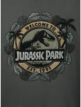 Jurassic Park Tonal Logo Hoodie - BoxLunch Exclusive, DARK GREEN, alternate