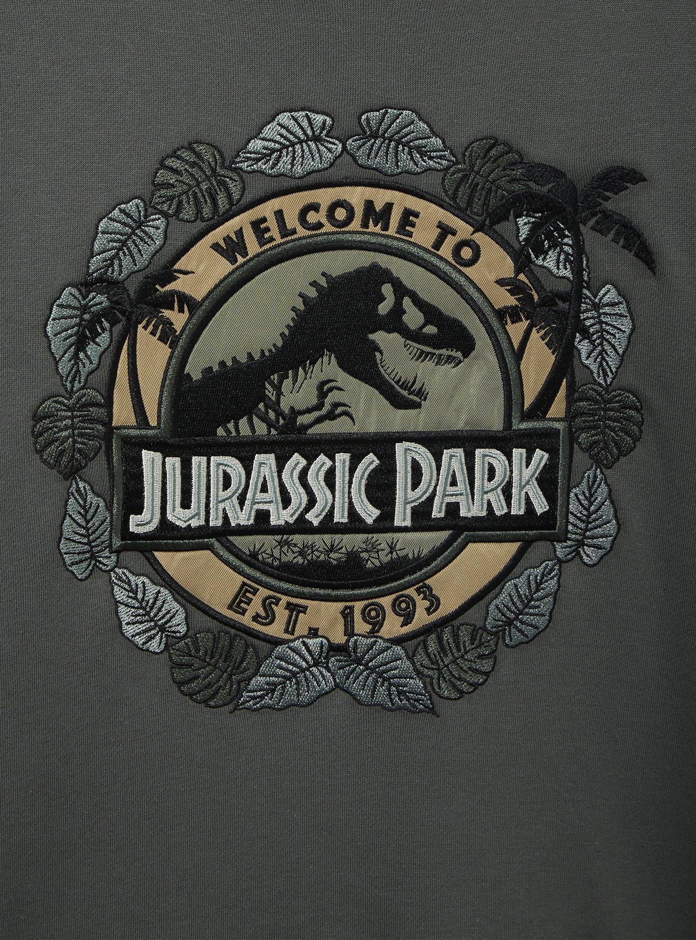 Jurassic Park Tonal Logo Hoodie - BoxLunch Exclusive, , hi-res